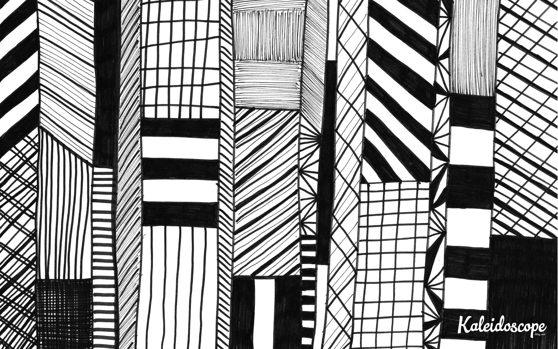 Black And White Geometric Wallpaper Desktop - HD Wallpaper 