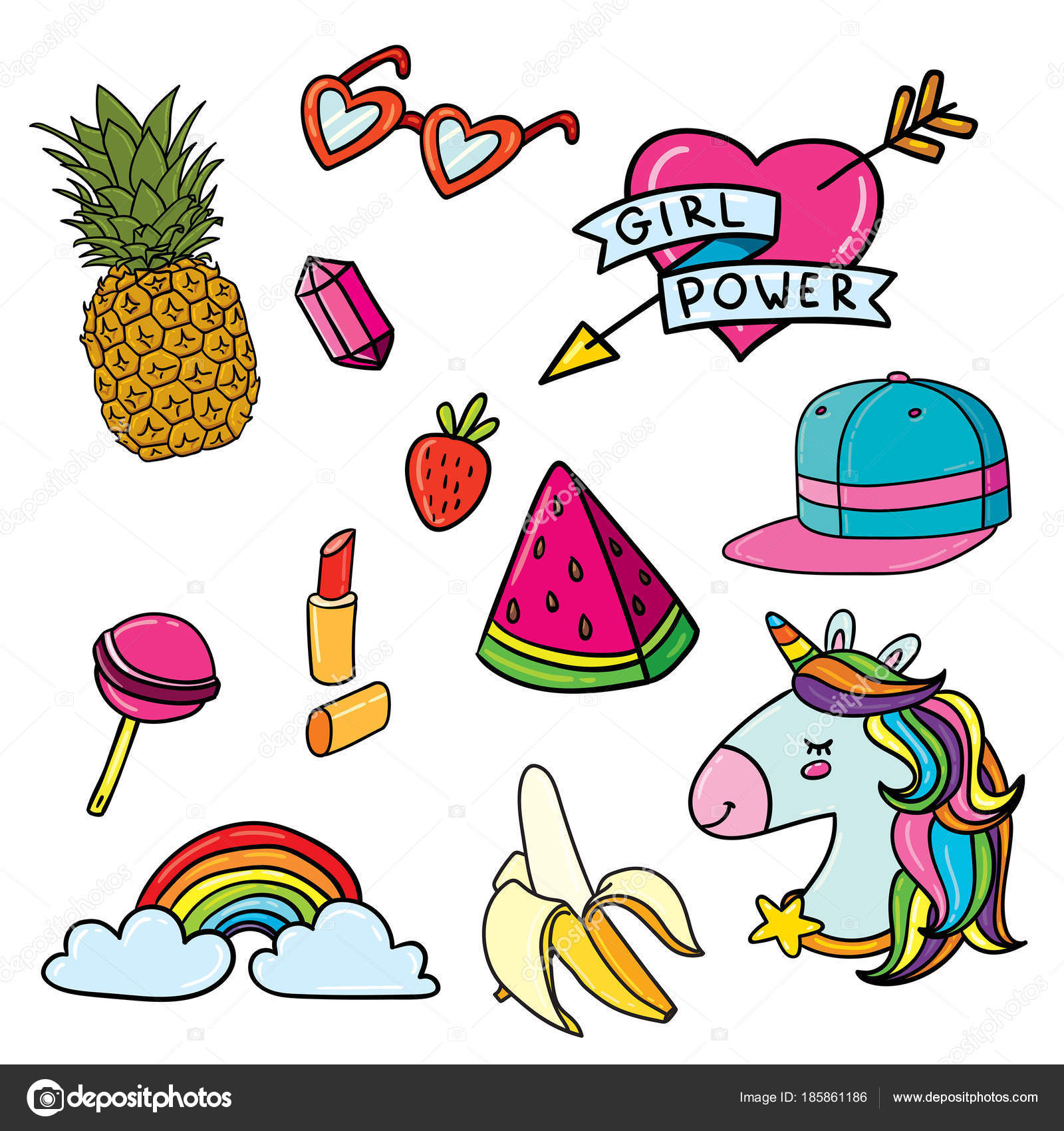 Cute Pineapple Cute Girl Background - HD Wallpaper 