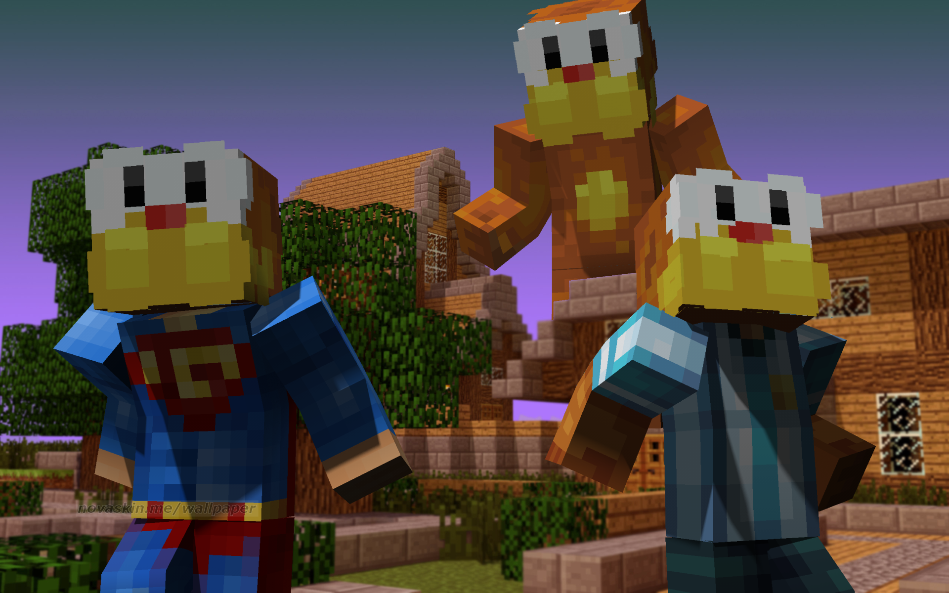 Minecraft Giant Herobrine - HD Wallpaper 