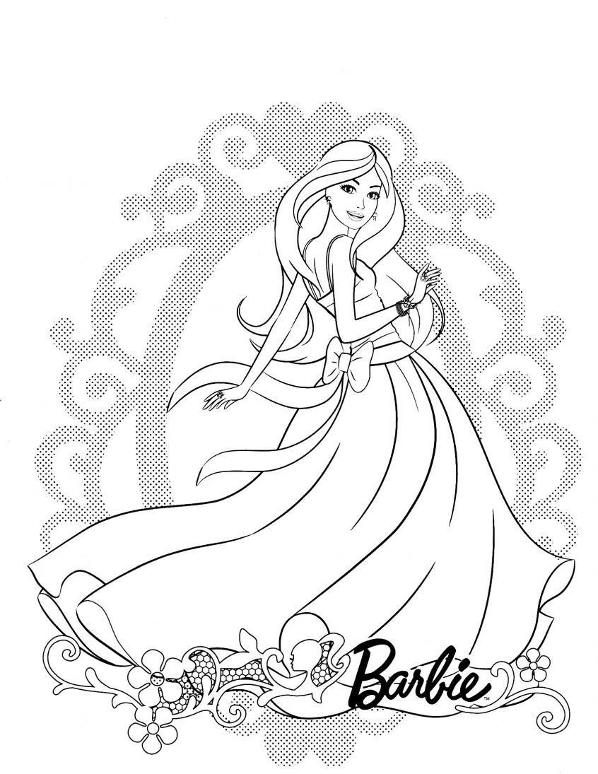 Barbie Mermaid Coloring Pages Printable Sheets Free   Princess ...