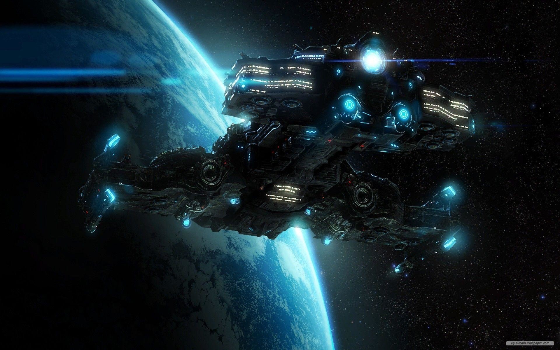 1920x1200, Starcraft 2 Wallpaper Terran For Android - Starcraft Battlecruiser Wallpaper Hd - HD Wallpaper 