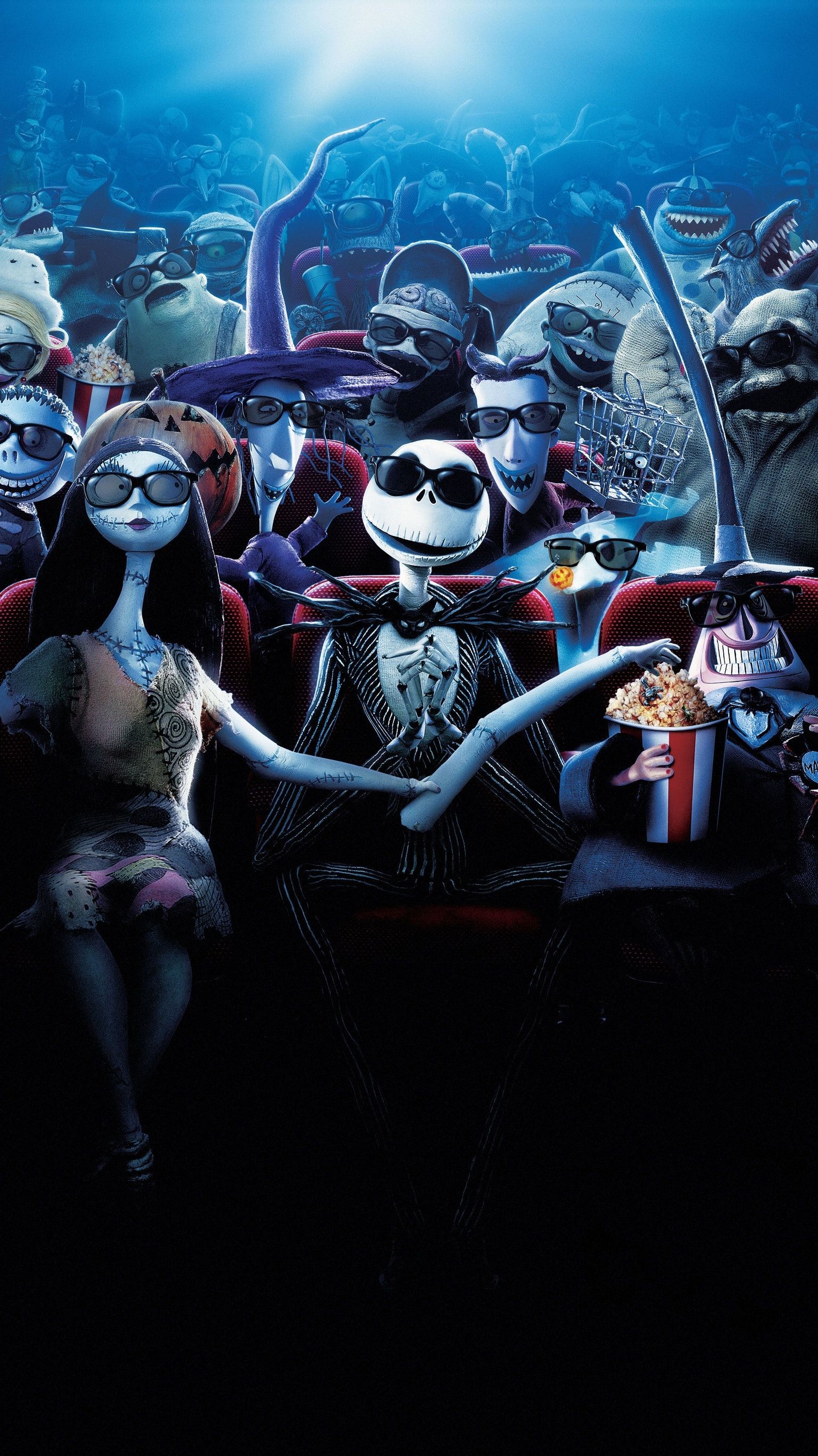 Nightmare Before Christmas Cinema - HD Wallpaper 