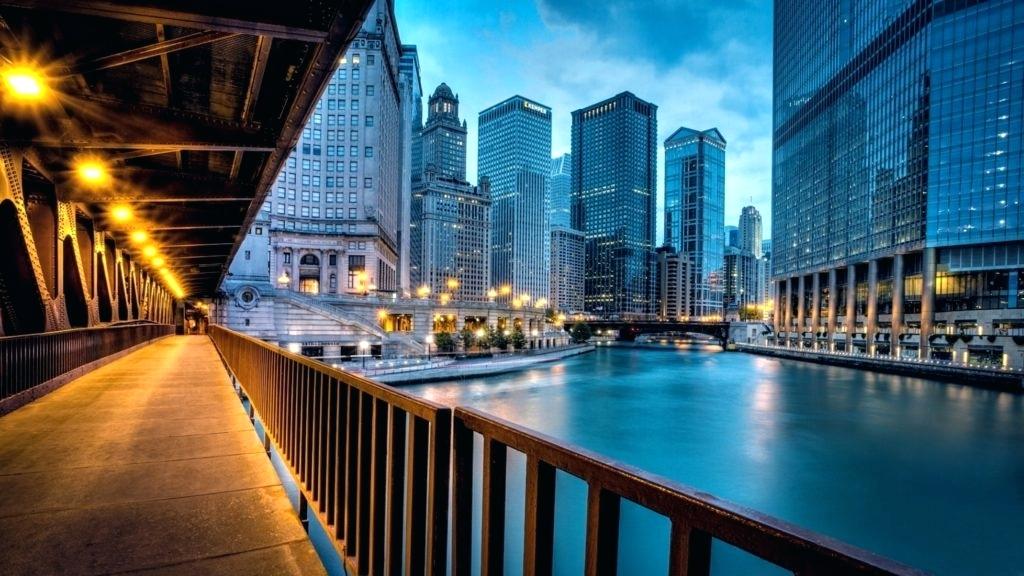 Wallpapers Chicago City Wallpaper Background Wallpapers - Chicago Desktop Backgrounds - HD Wallpaper 