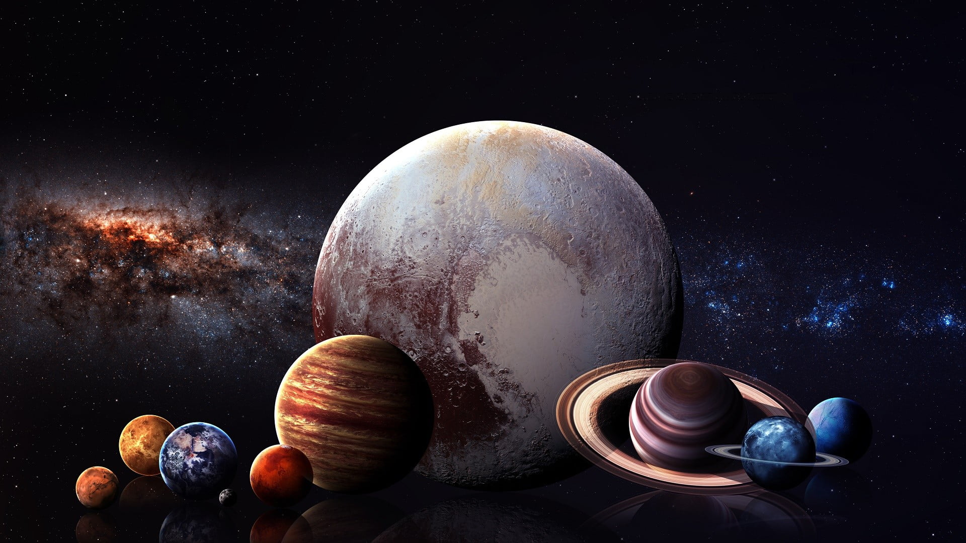 Space Wallpaper Solar System - HD Wallpaper 