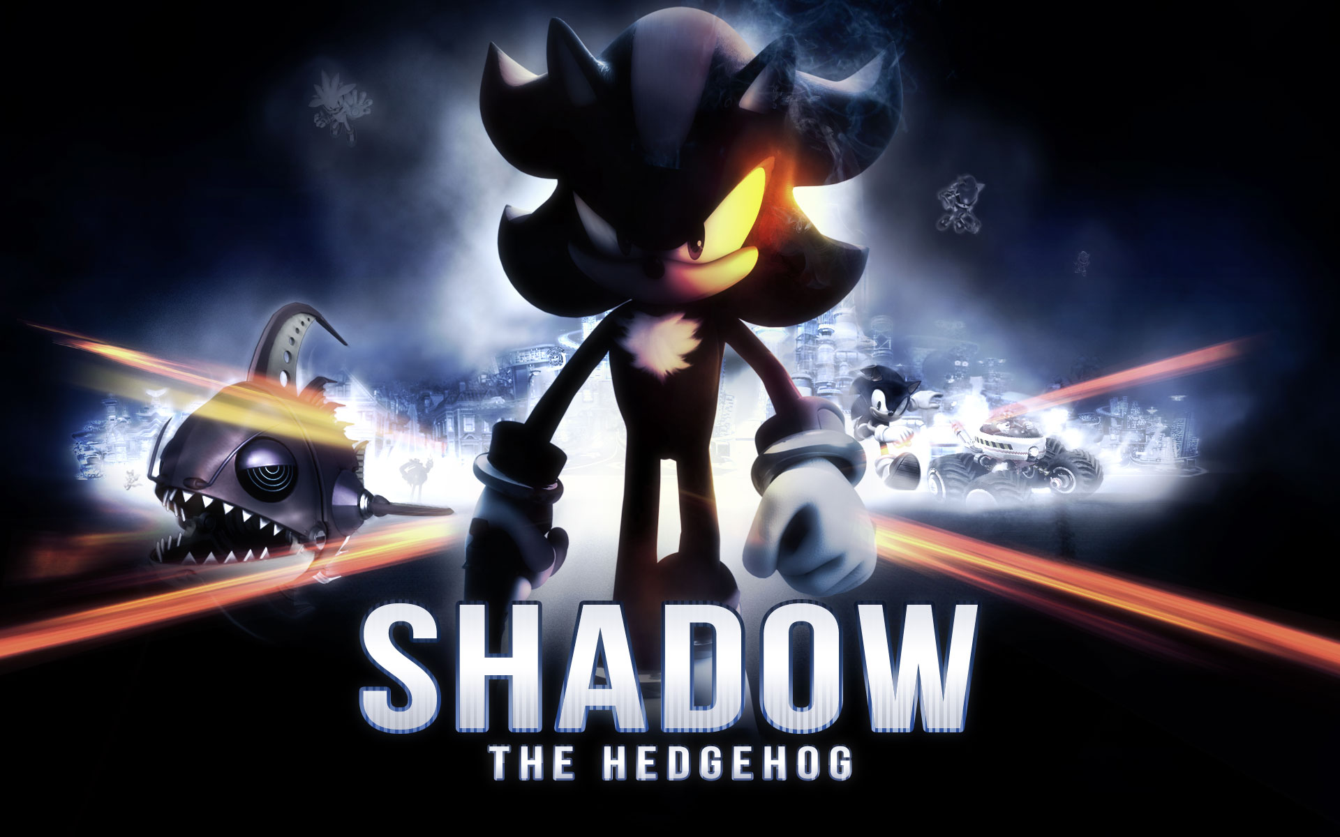 Shadow The Hedgehog Battle Field - Shadow The Hedgehog Cool - HD Wallpaper 