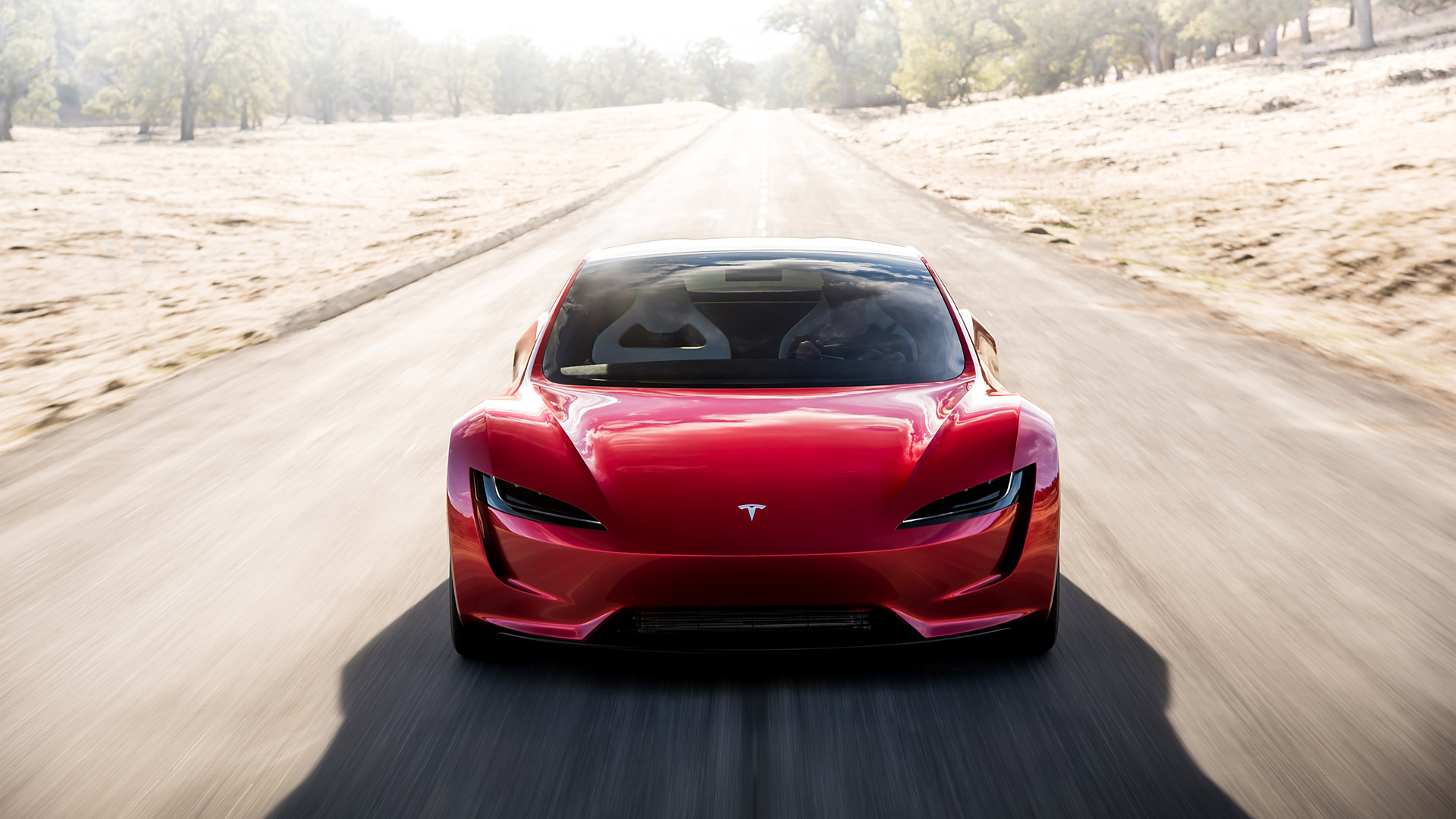 Tesla Roadster - HD Wallpaper 