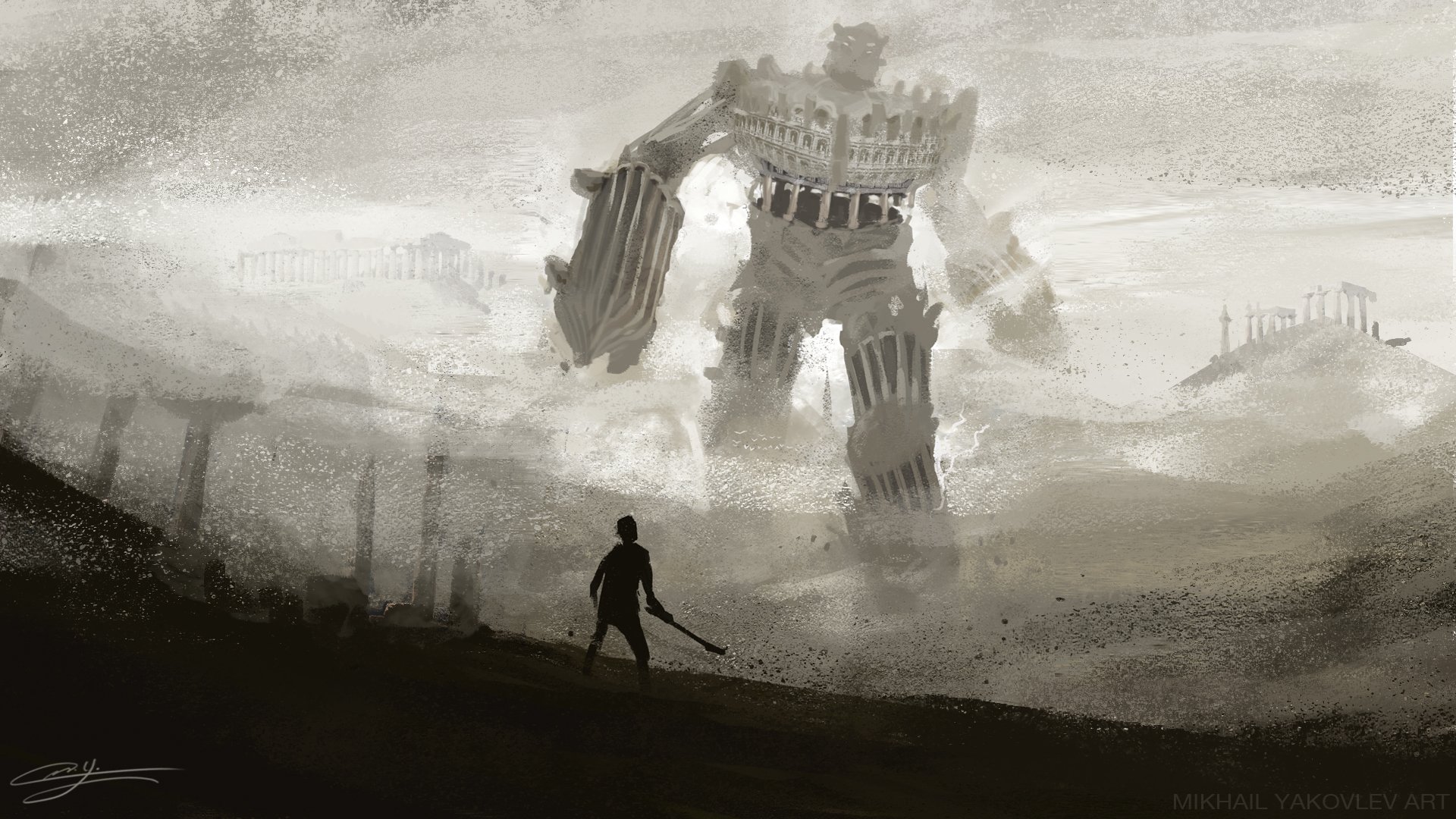 Shadow Of The Colossus Wall Paper - HD Wallpaper 