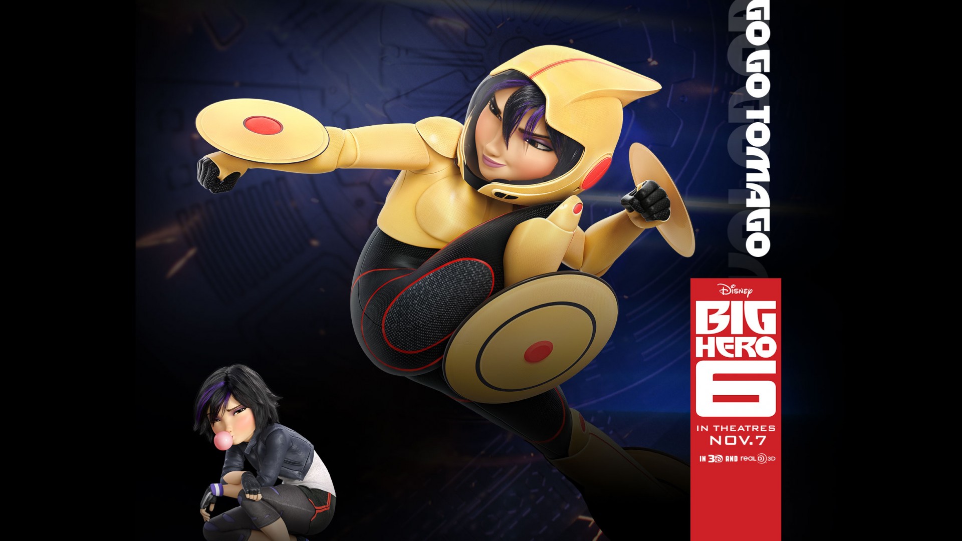 Big Hero 6 Wallpaper - Big Hero 6 Heroes - HD Wallpaper 