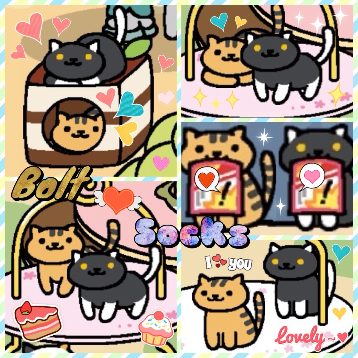 Bolt And Socks - Socks Neko Atsume - HD Wallpaper 