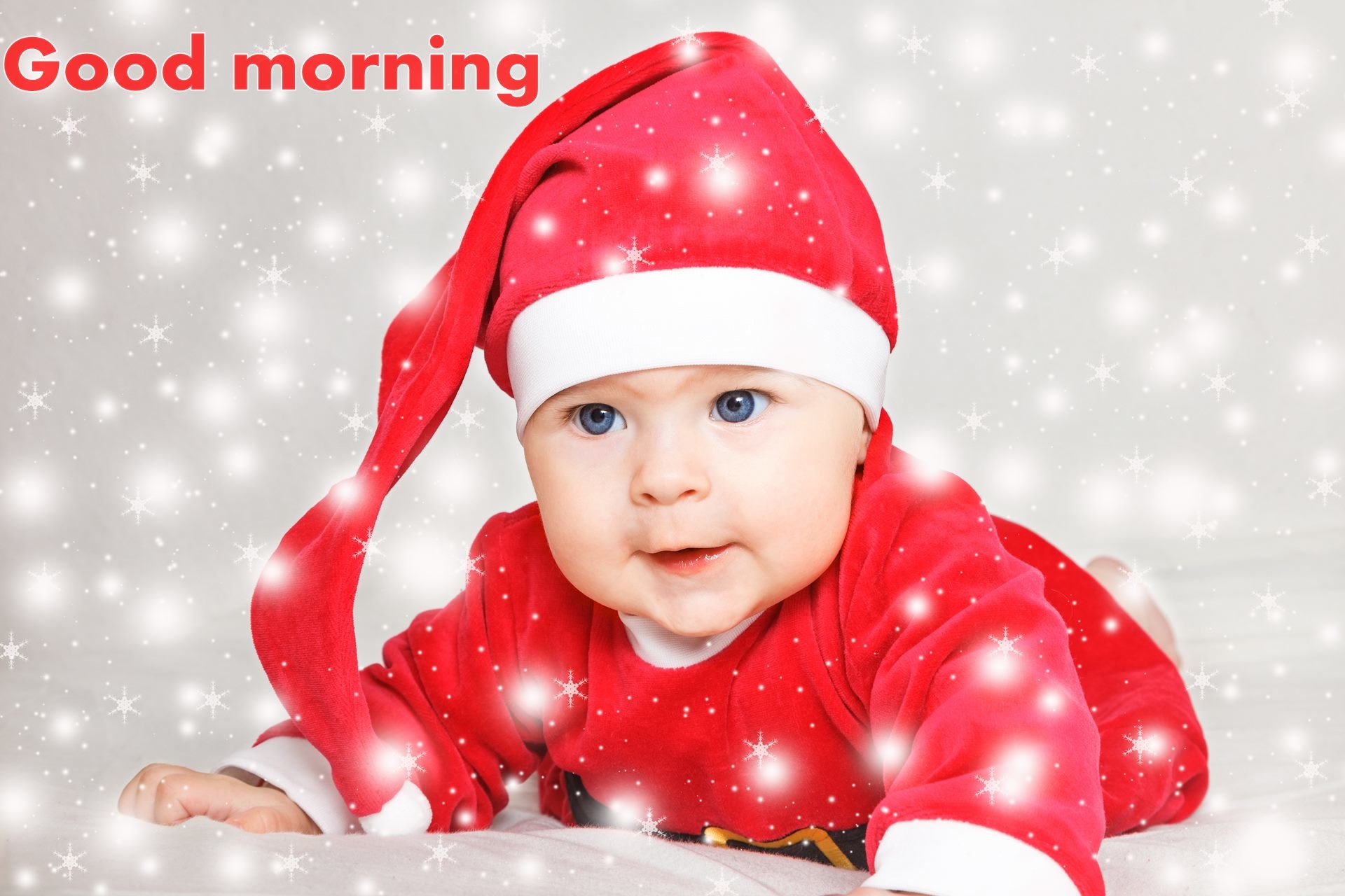 Beautiful Santa Baby Wallpapers X 
 Data Src New Beautiful - Good Morning With Baby Hd - HD Wallpaper 