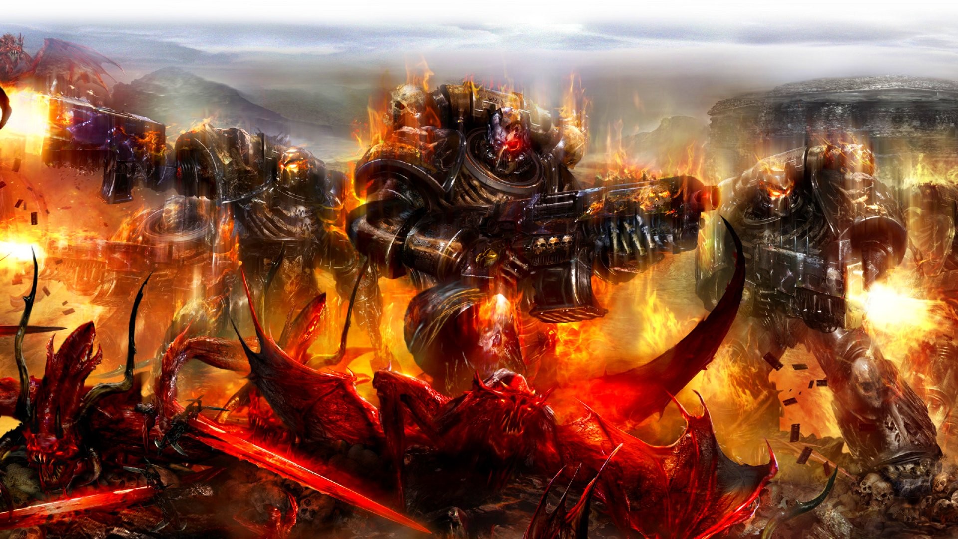 Sci Fi, Warrior, Dark, Free Wallpaper Fighting, Mobile - Warhammer 40k Wallpapers Hd - HD Wallpaper 