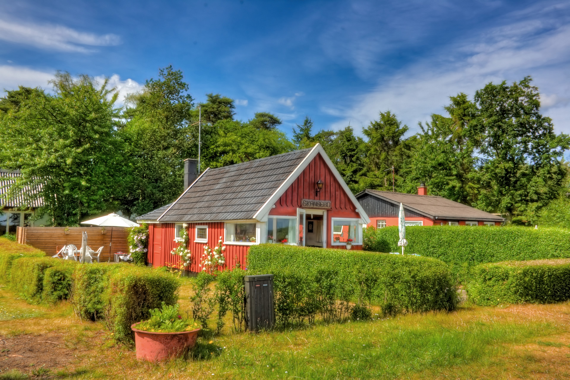 Farmhouse In Denmark - Farm House Background Hd - HD Wallpaper 