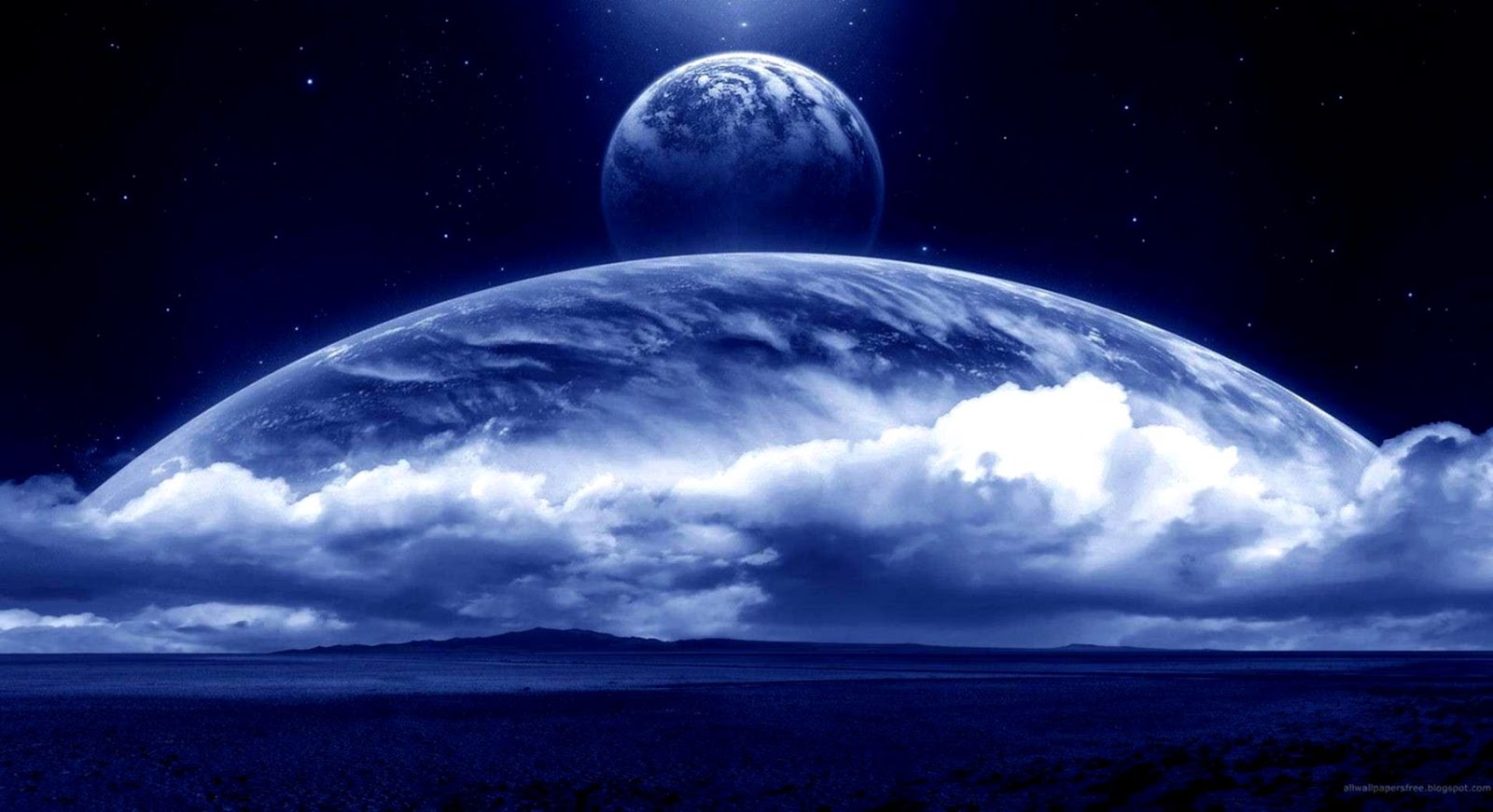 1920x1080px 1080p Space Wallpapers Wallpapersafari - Blue Moon - HD Wallpaper 