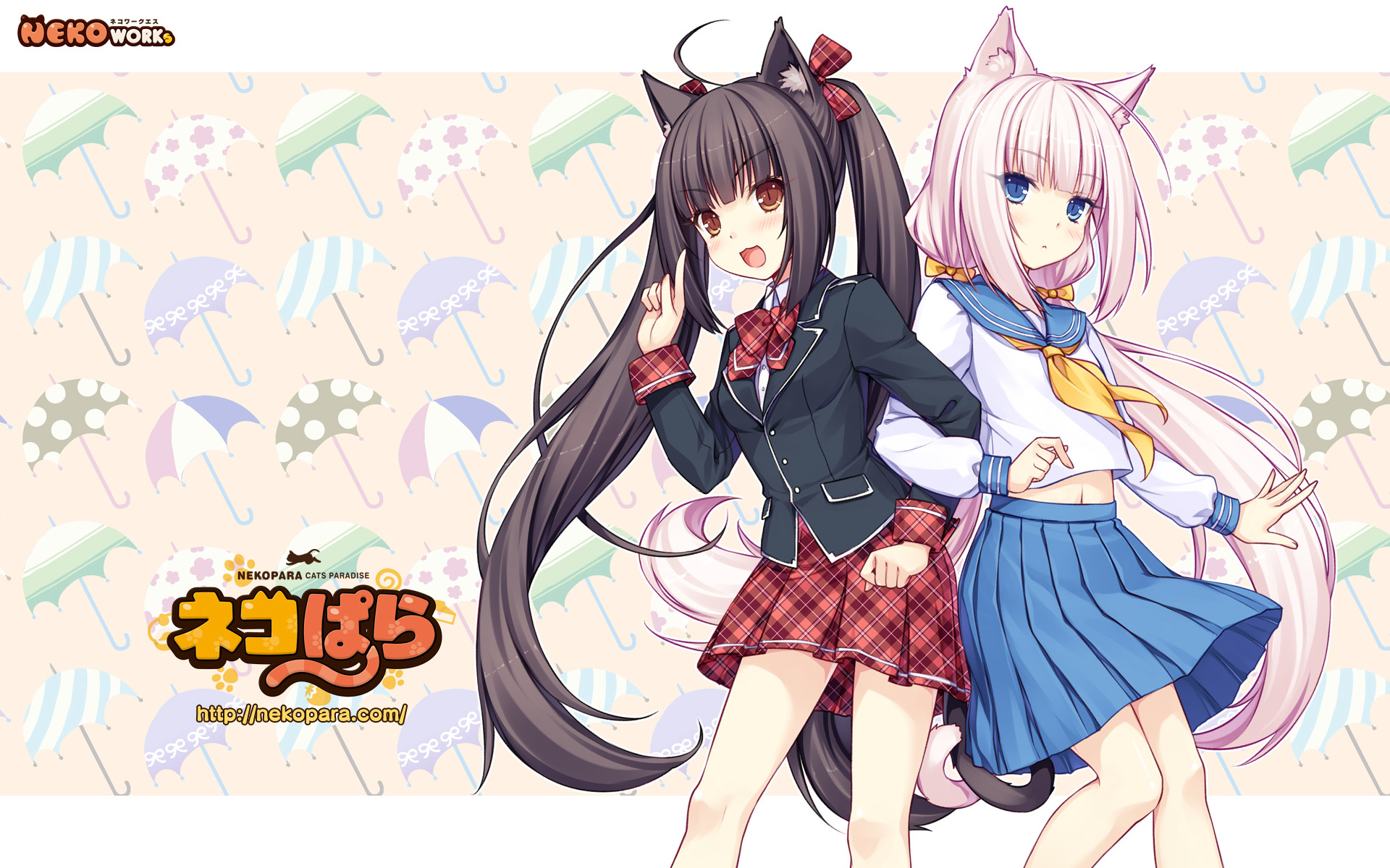 Nekopara Chocola Vanilla Wallpaper 
 Data-src - Chocola And Vanilla Png - HD Wallpaper 