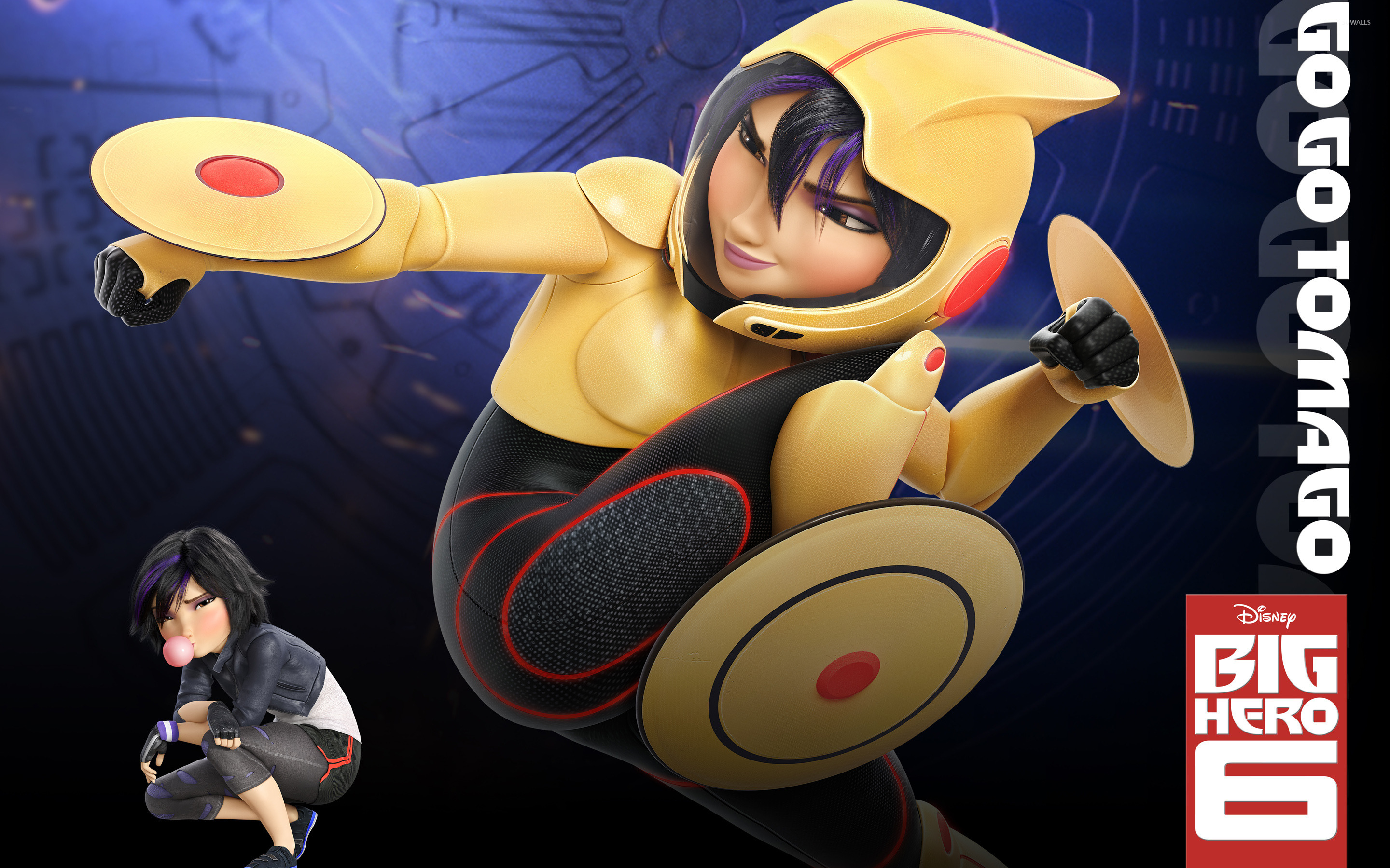 Big Hero 6 Cast Gogo Tomago - HD Wallpaper 