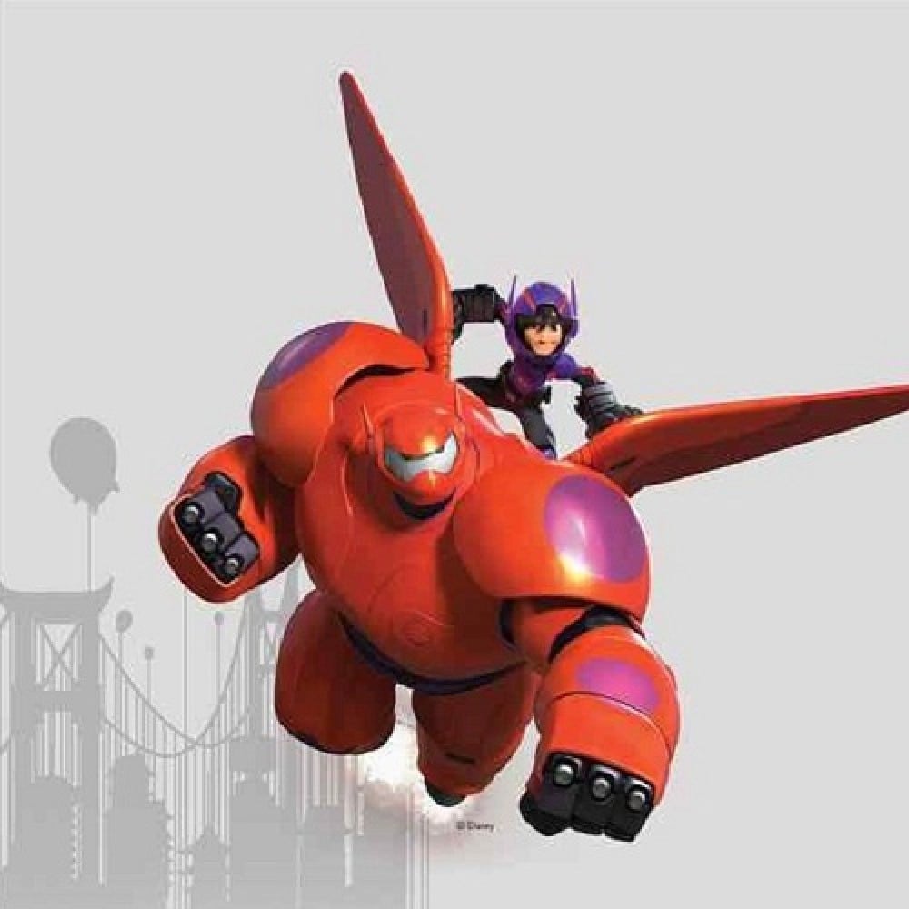 Armored Baymax And Hiro - HD Wallpaper 
