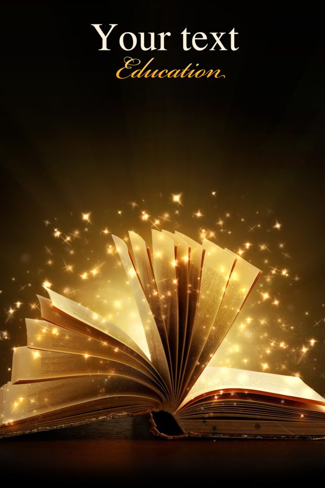 Creative Magic Books Iphone Wallpaper - Book Turning Page - HD Wallpaper 