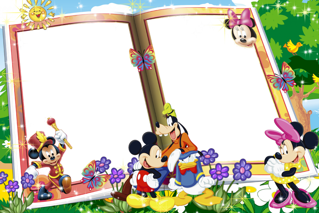 Photo Frame Wallpapers - Mickey Mouse Png Frame Png - HD Wallpaper 