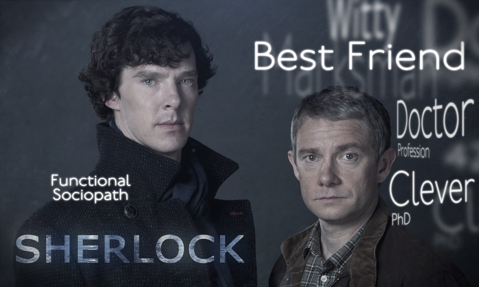 Images Sherlock Wallpaper By Aplovelace Holmes Windows - Sherlock Holmes Homes And Watson Hd - HD Wallpaper 