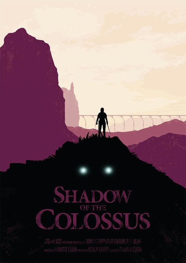 User Uploaded Image - Poster Retro Shadow Of The Colossus - HD Wallpaper 