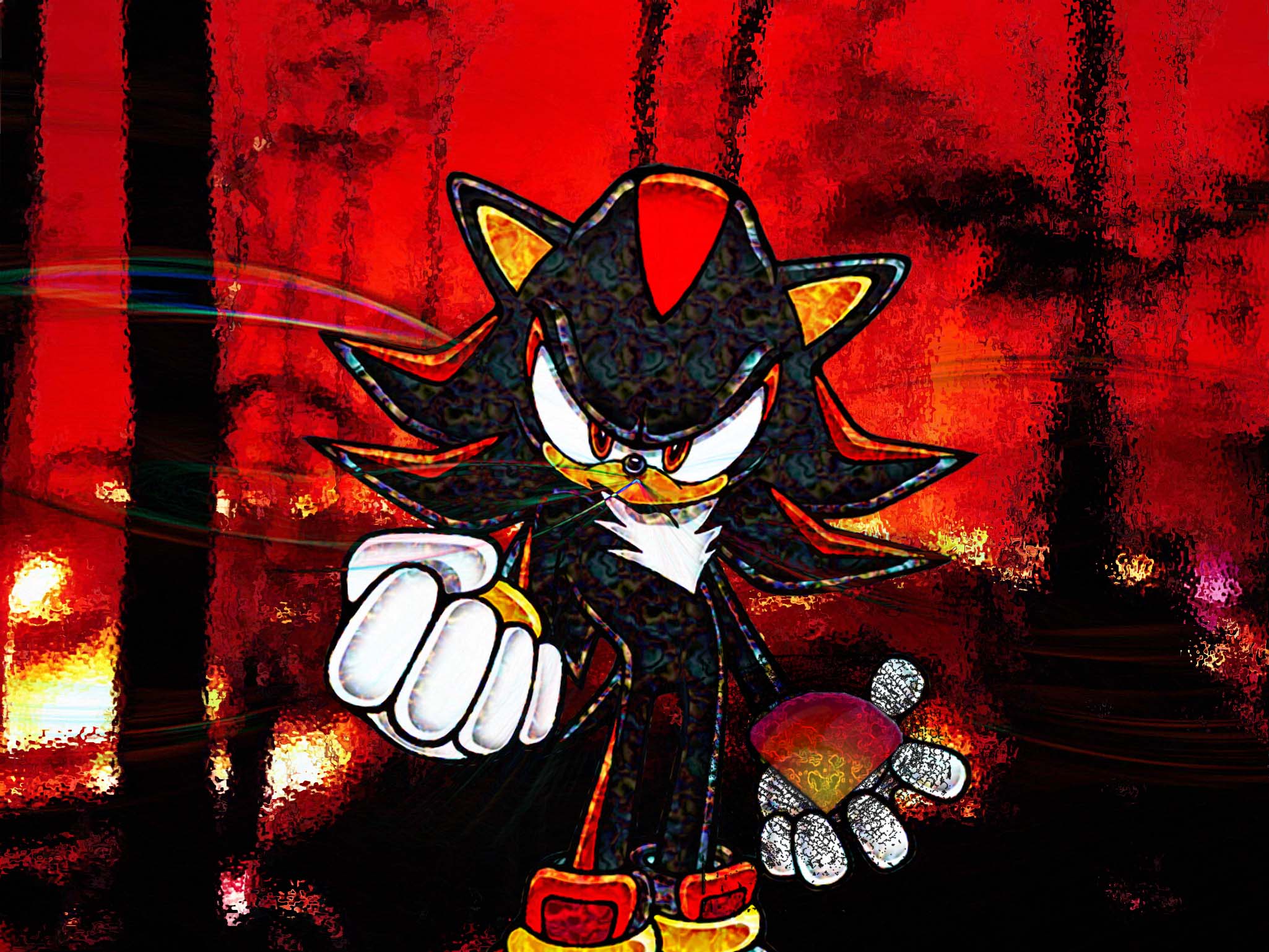 4k Shadow The Hedgehog - HD Wallpaper 
