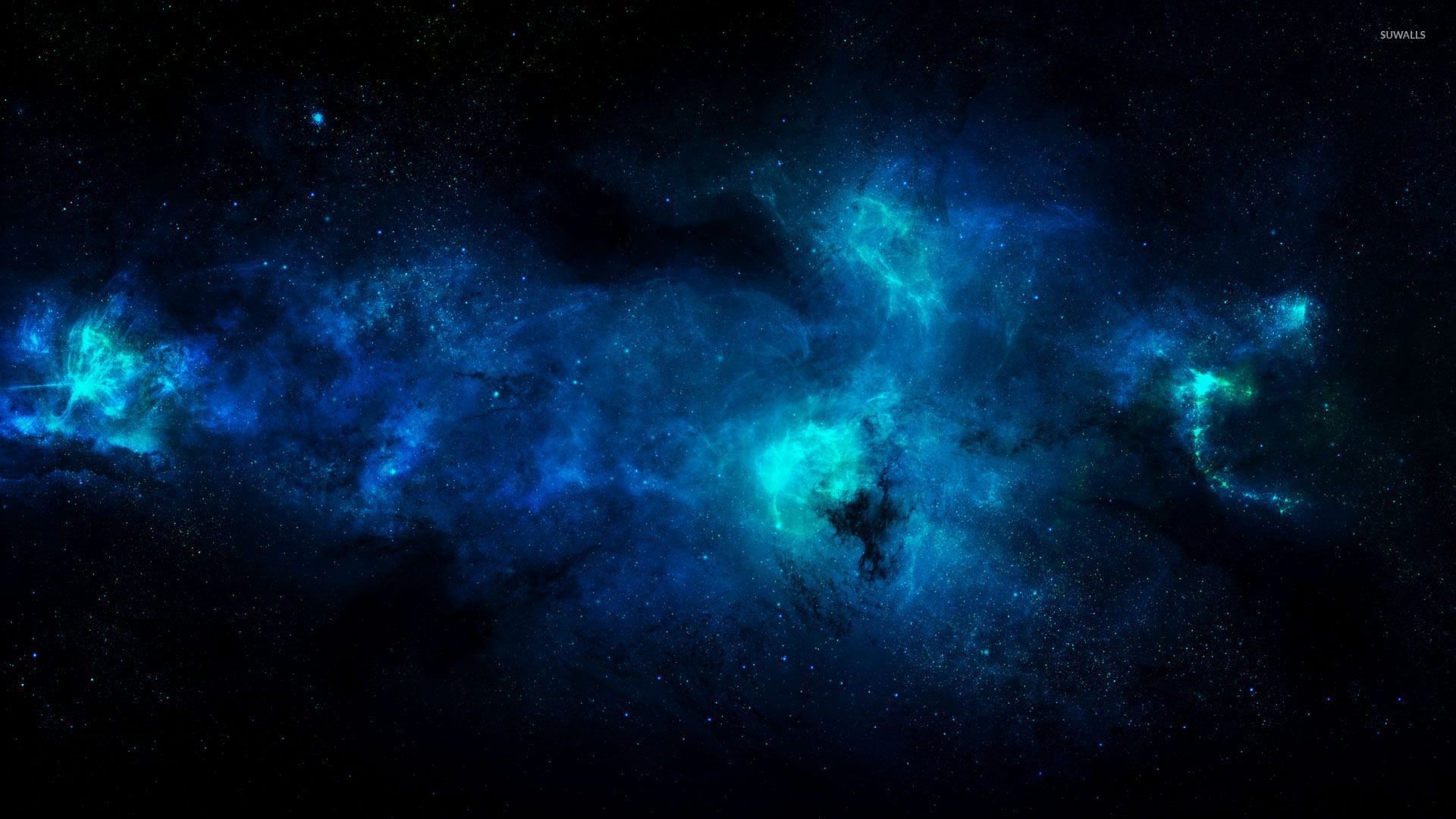 Blue Nebula 1920 X 1080 - HD Wallpaper 