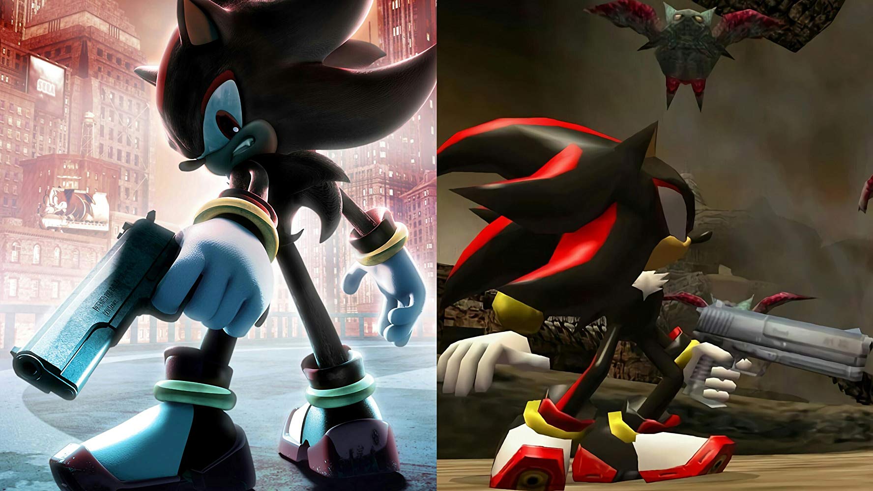 Shadow The Hedgehog With Gun - HD Wallpaper 