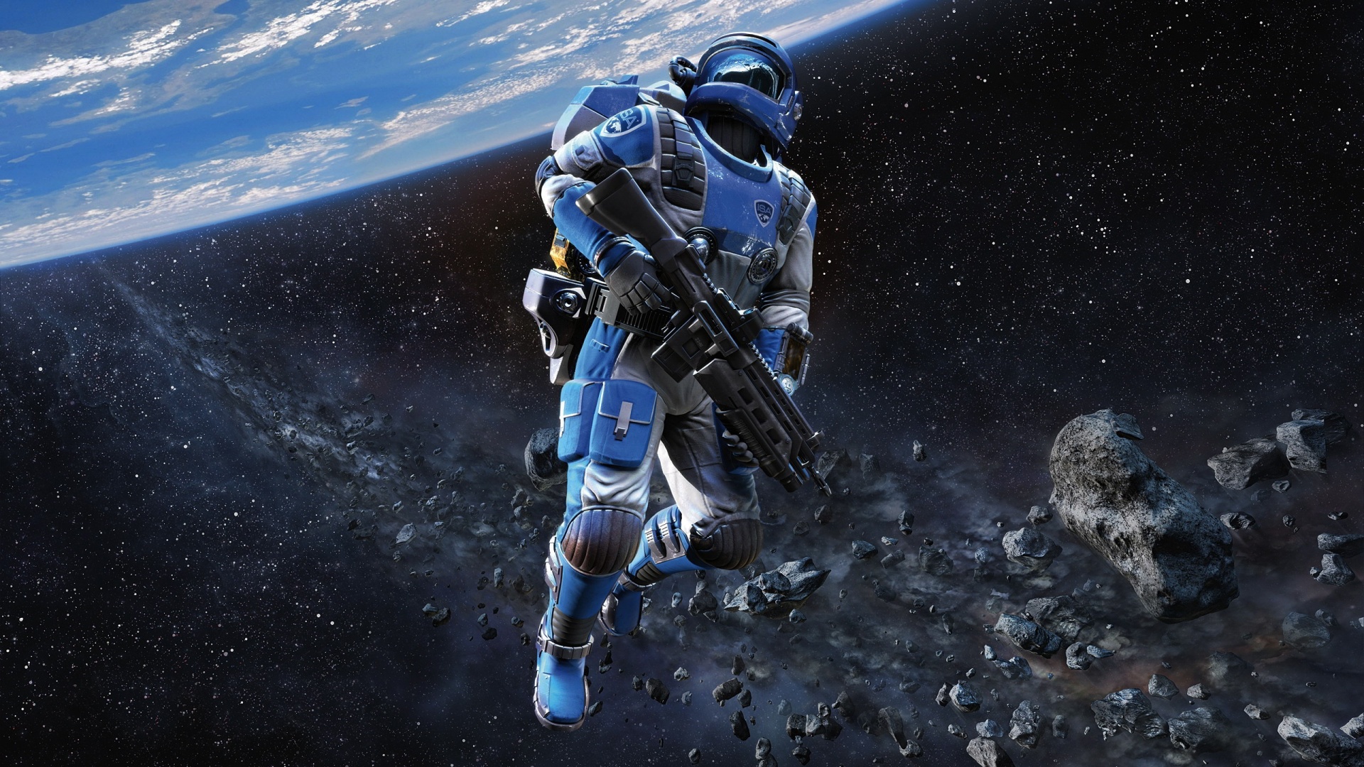 D Space Scene Hd Wallpaper Id - Halo Live Wallpaper Iphone - HD Wallpaper 