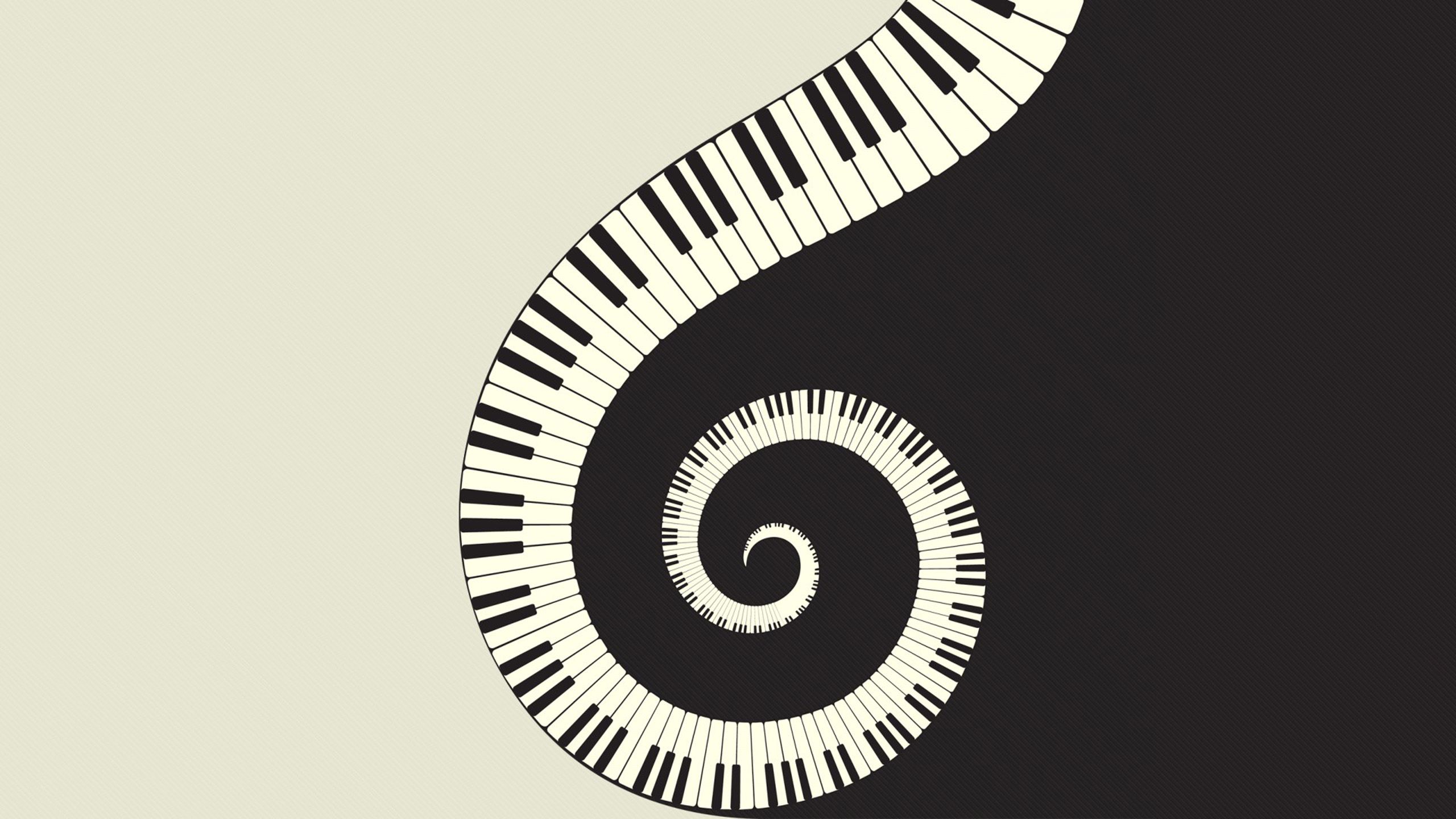 Broken Piano Wallpaper Wallpaper Piano Wallpaper Wallpaper - Spiraling Piano Keys - HD Wallpaper 