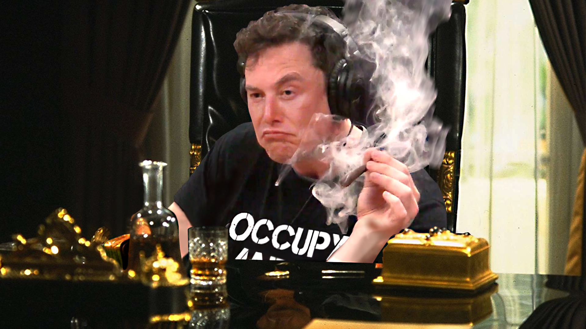 Occup Elon Musk Musician Music - Elon Musk Weed - HD Wallpaper 