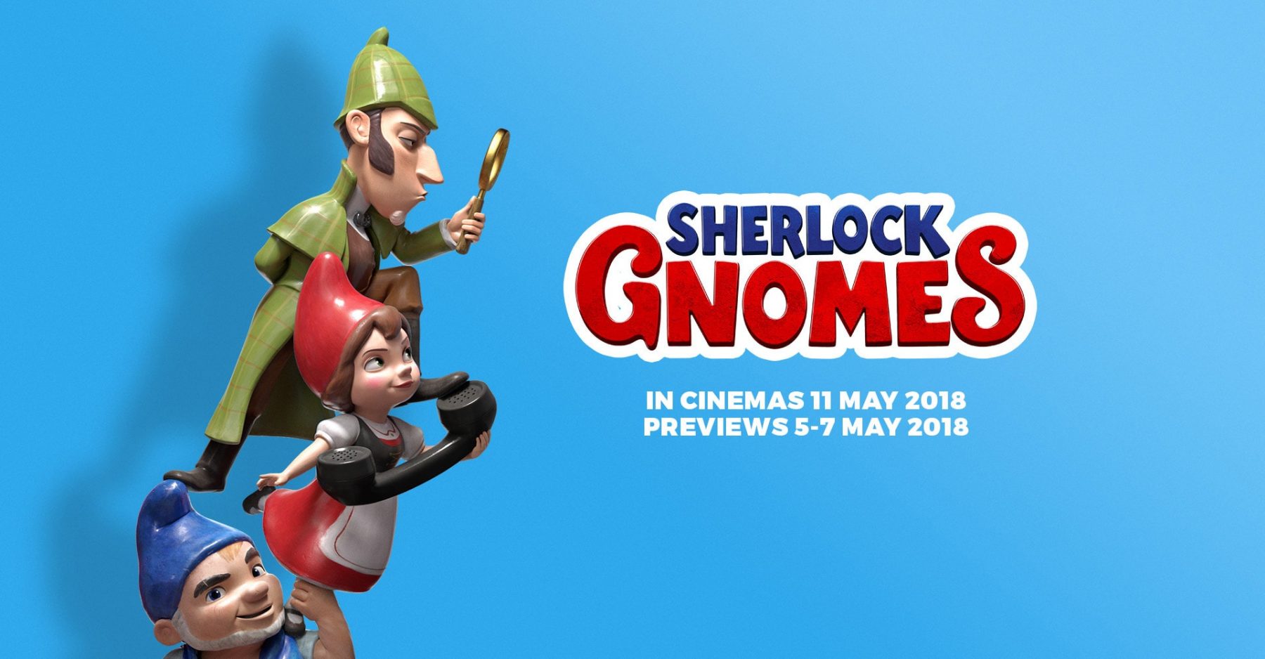 Sherlock Gnomes - HD Wallpaper 