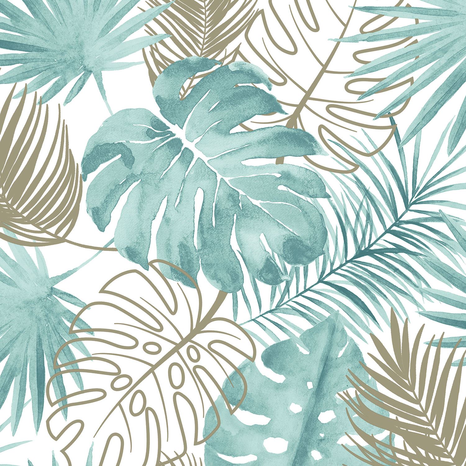 Tropical Wallpaper Leaves - HD Wallpaper 