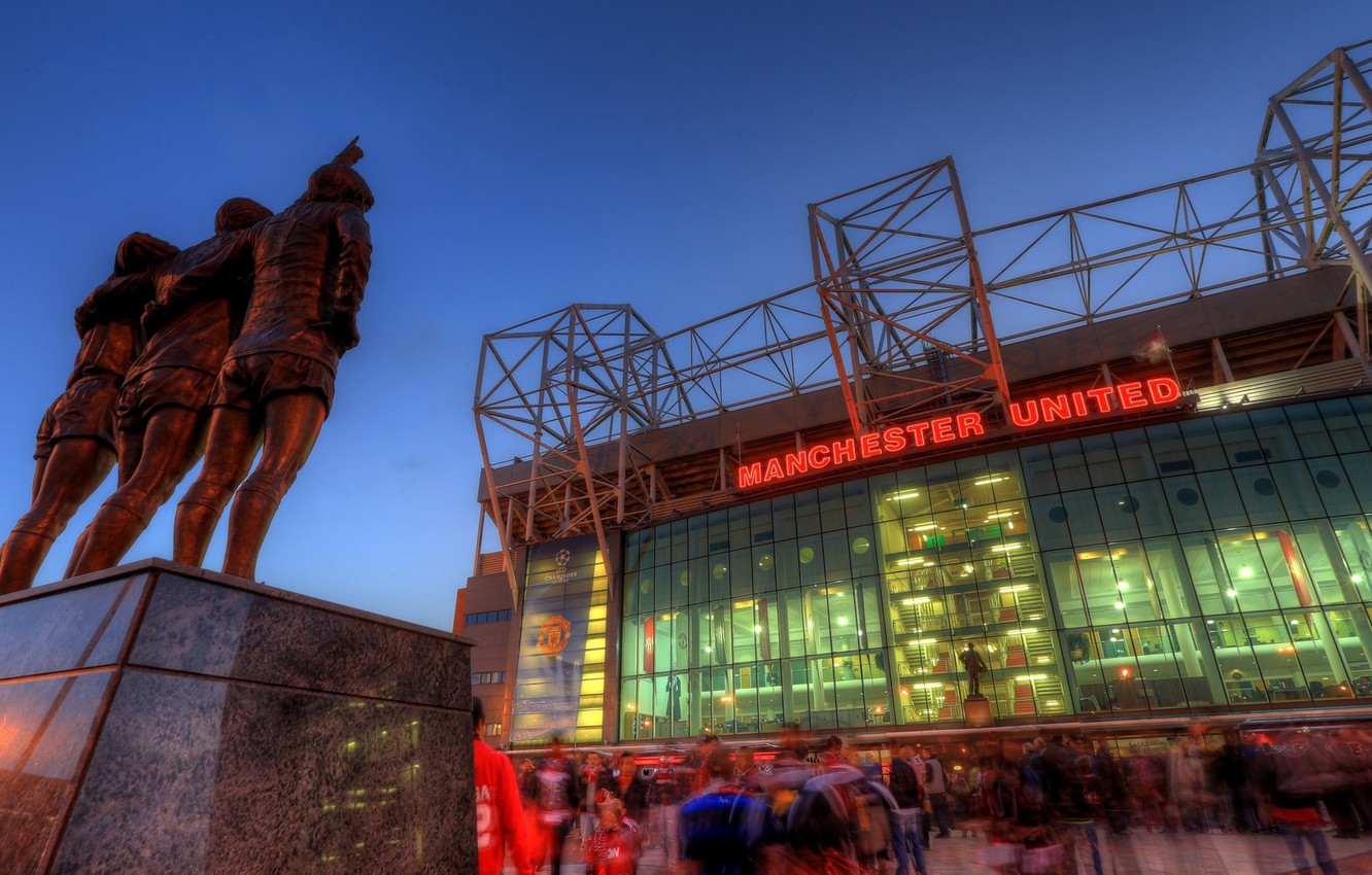 Photo Wallpaper Manchester United, Old Trafford - Old Trafford Wallpaper Hd - HD Wallpaper 