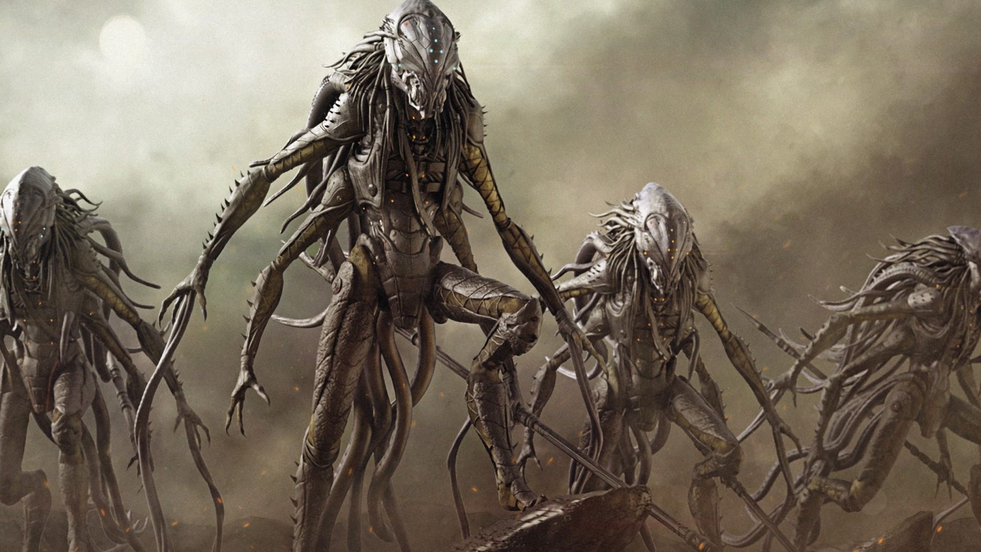 Sci Fi Alien Creatures - HD Wallpaper 