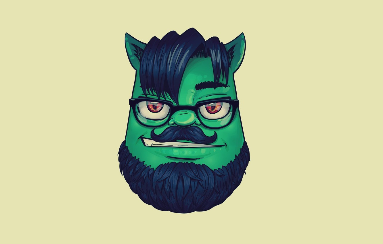 Photo Wallpaper Minimalism, Mug, Art, Troll, Prank - Вольнов Тролль - HD Wallpaper 