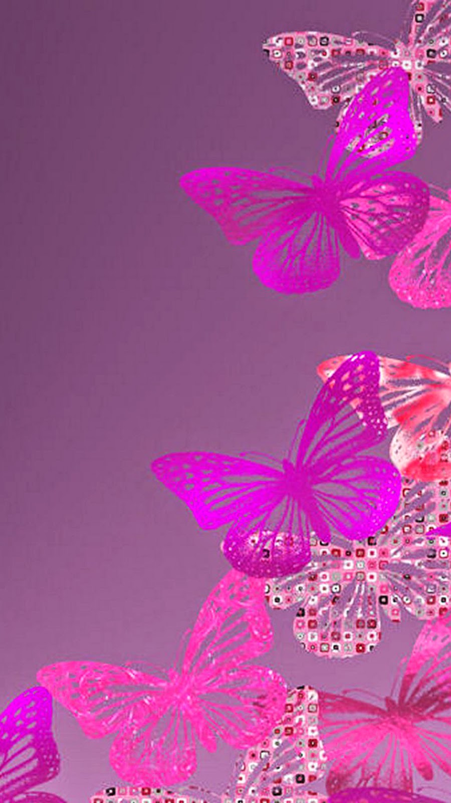 Pink Butterfly Wallpaper - HD Wallpaper 