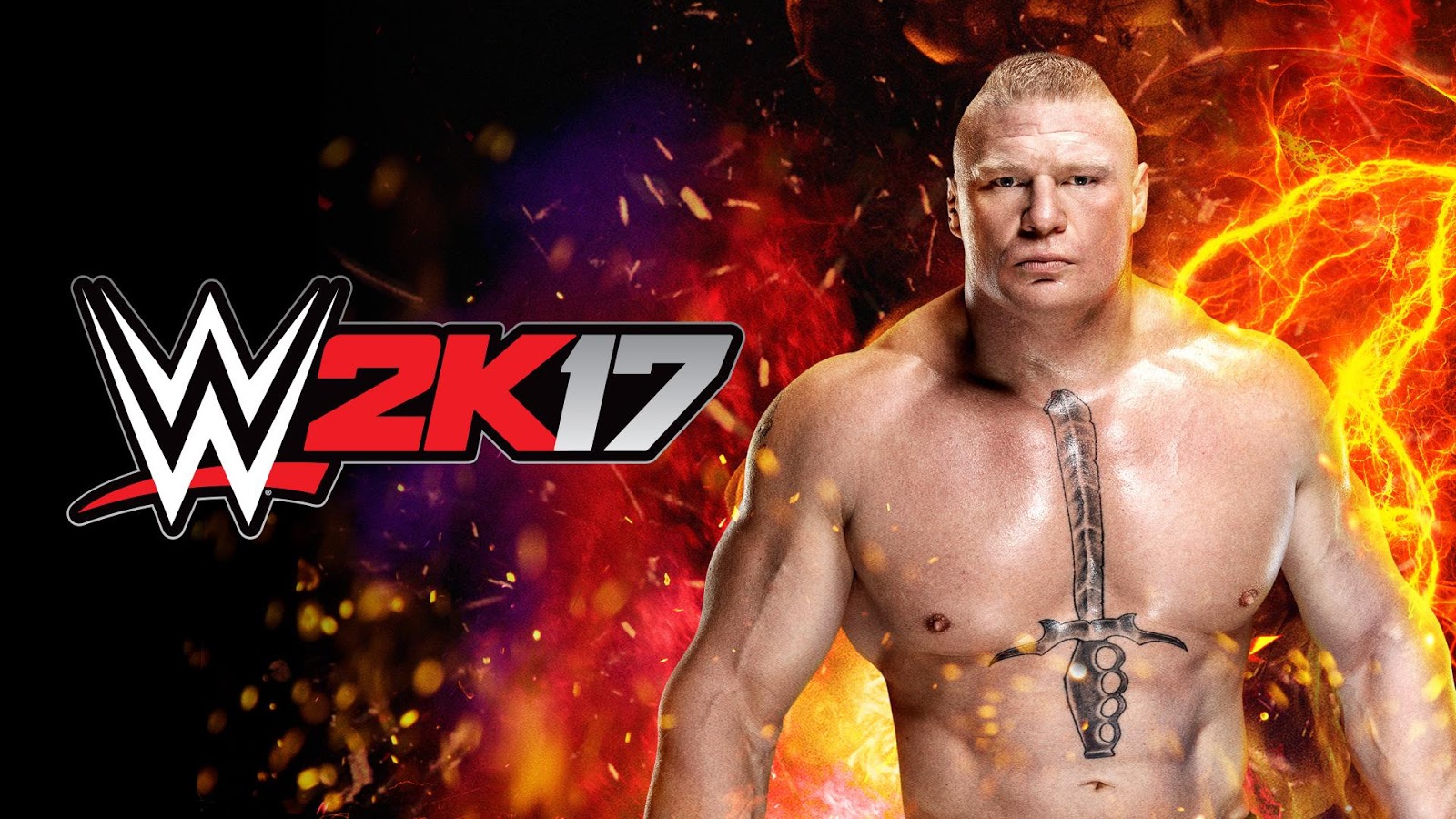 Brock Lesnar Wwe 2k17 Hd Wallpaper - Wwe Brock Lesnar 2017 - HD Wallpaper 