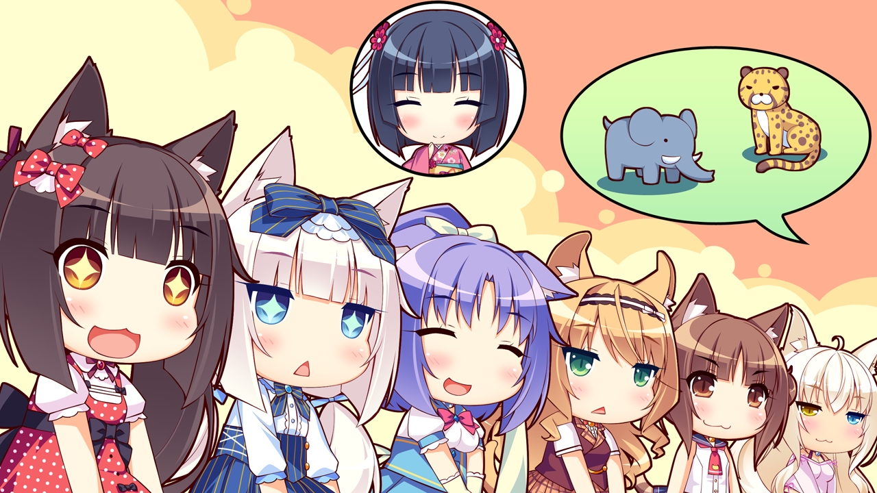 Nekopara Cinnamon Chibi - HD Wallpaper 