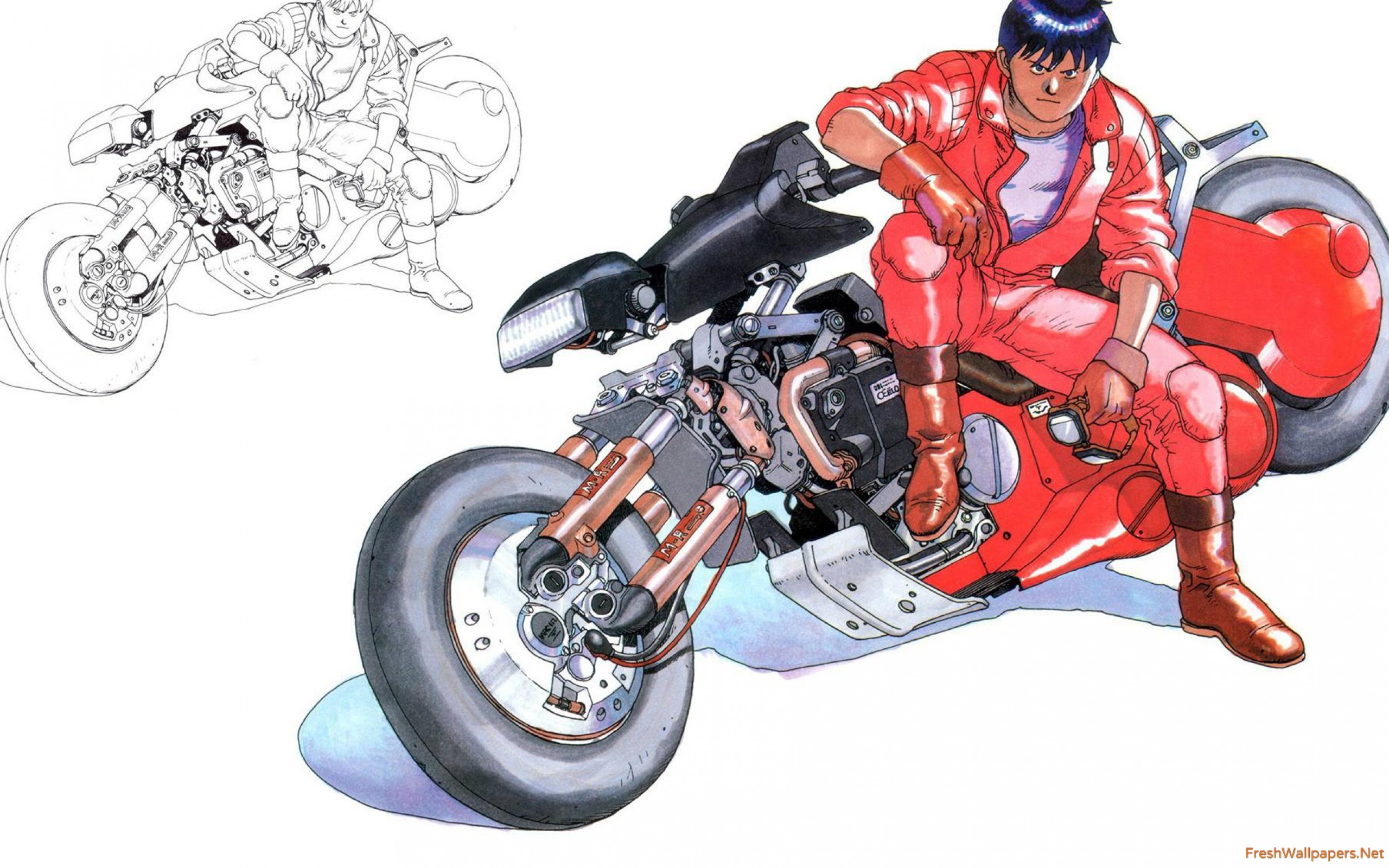 Katsuhiro Otomo Akira Bike - HD Wallpaper 