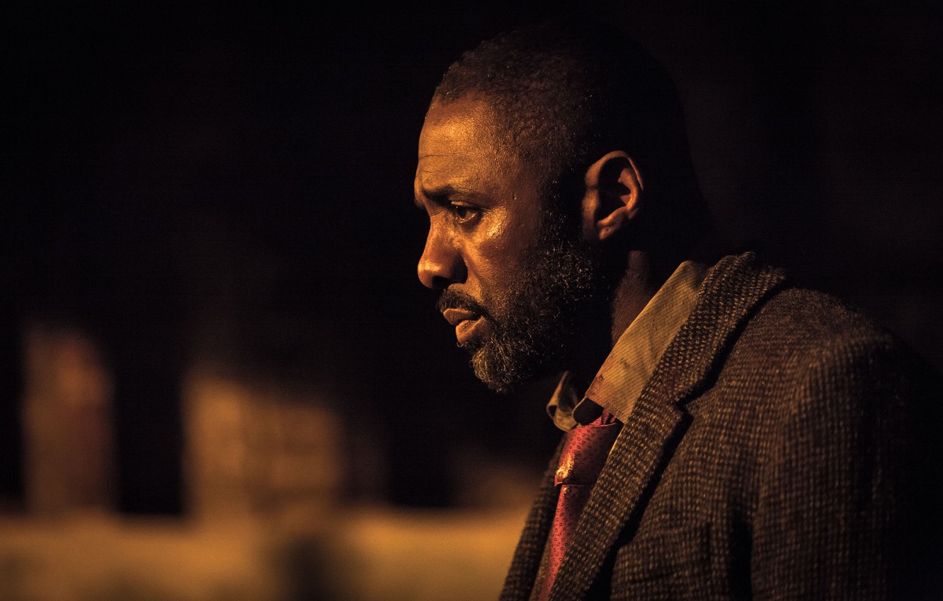 Photo Wallpaper Tie, Profile, The Series, Shirt, Coat, - Идрис Эльба Фильмы И Сериалы - HD Wallpaper 