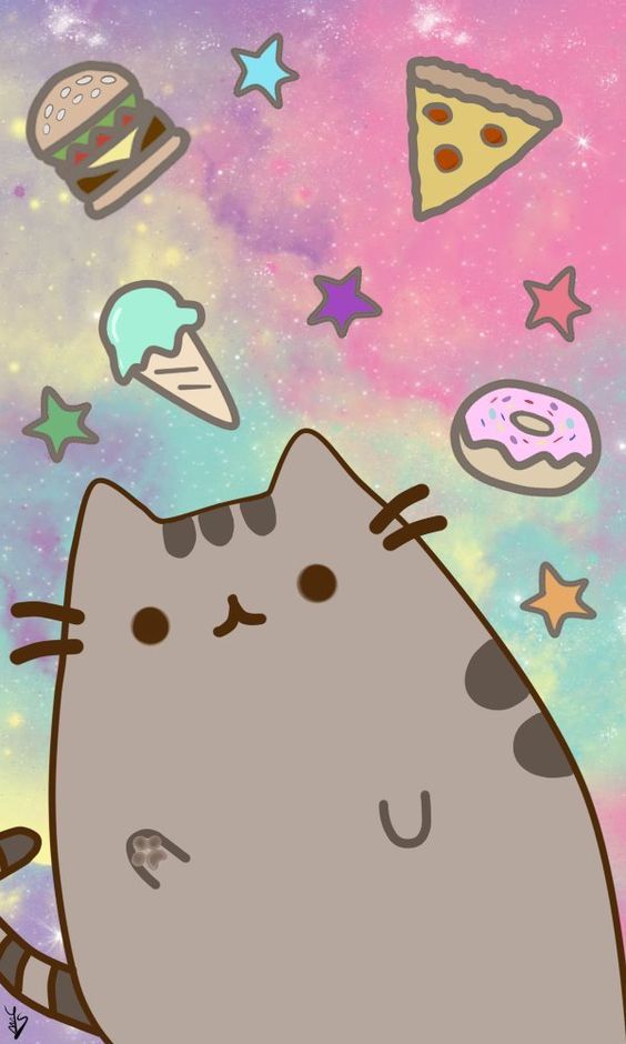 Pusheen Cat - HD Wallpaper 