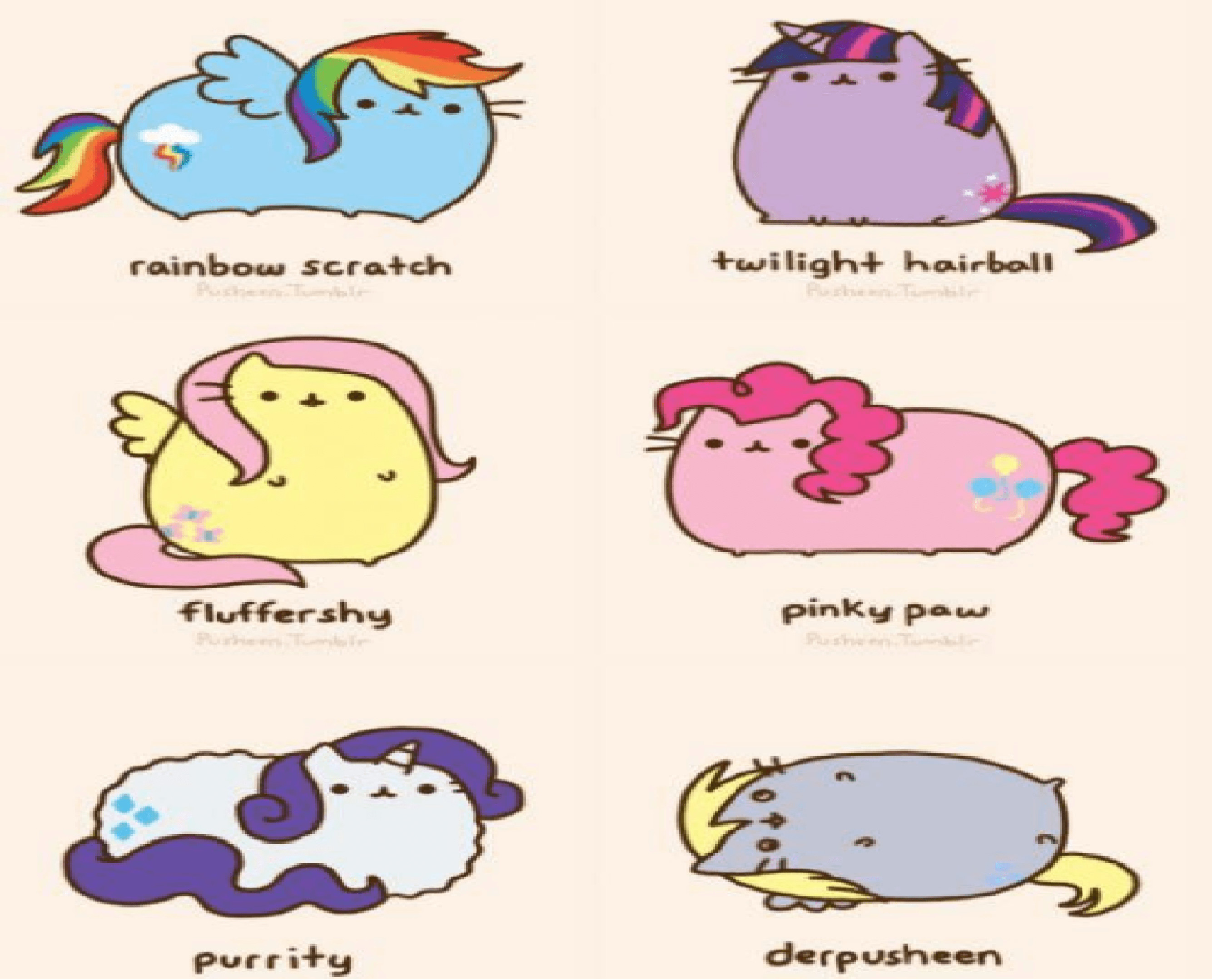 Pusheen The Cat Wallpapers Wallpaper Cave 
 Data-src - Pusheen My Little Pony - HD Wallpaper 