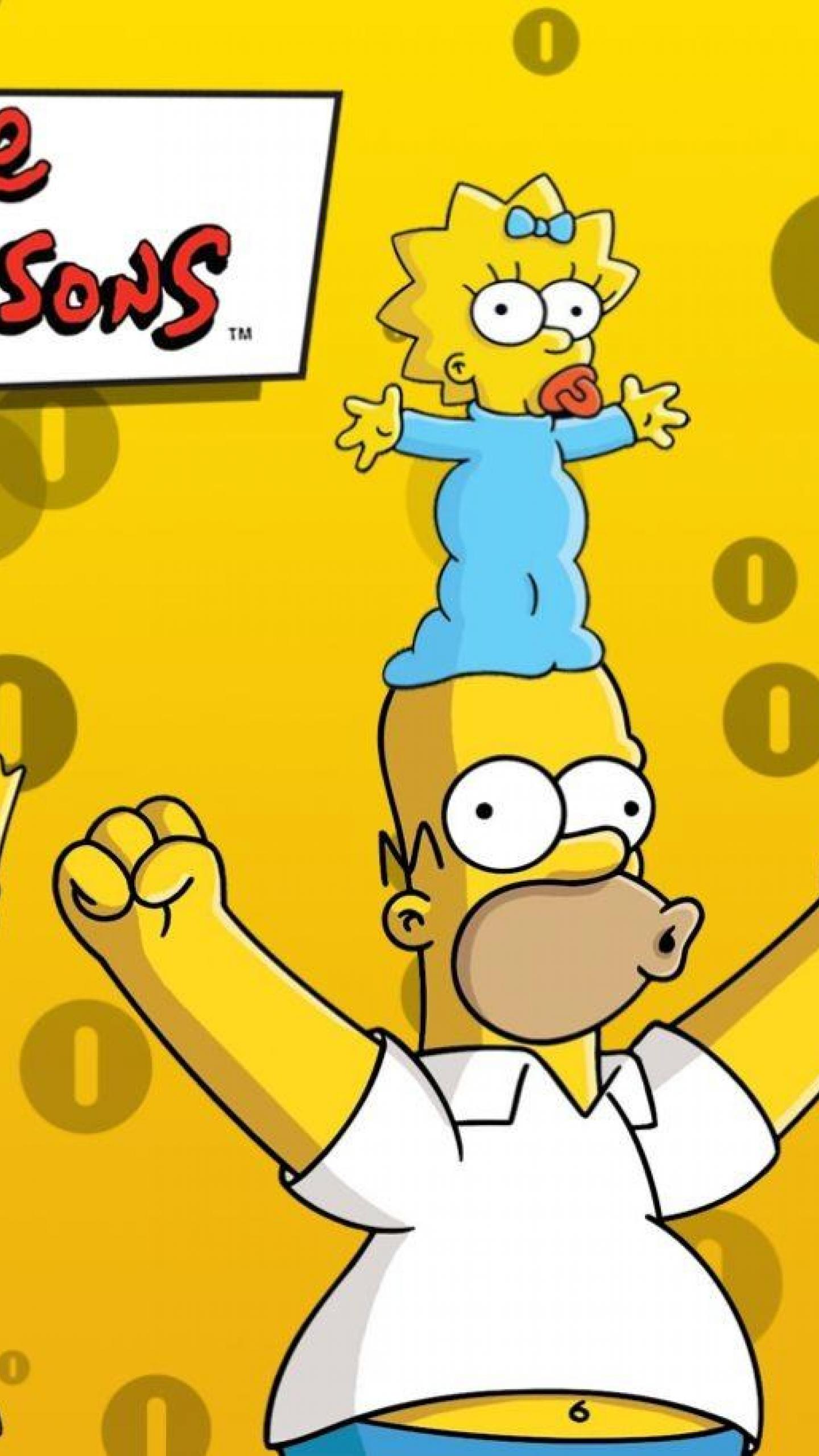 Bart Simpson Wallpaper Iphone - Homer And Maggie Simpson - HD Wallpaper 