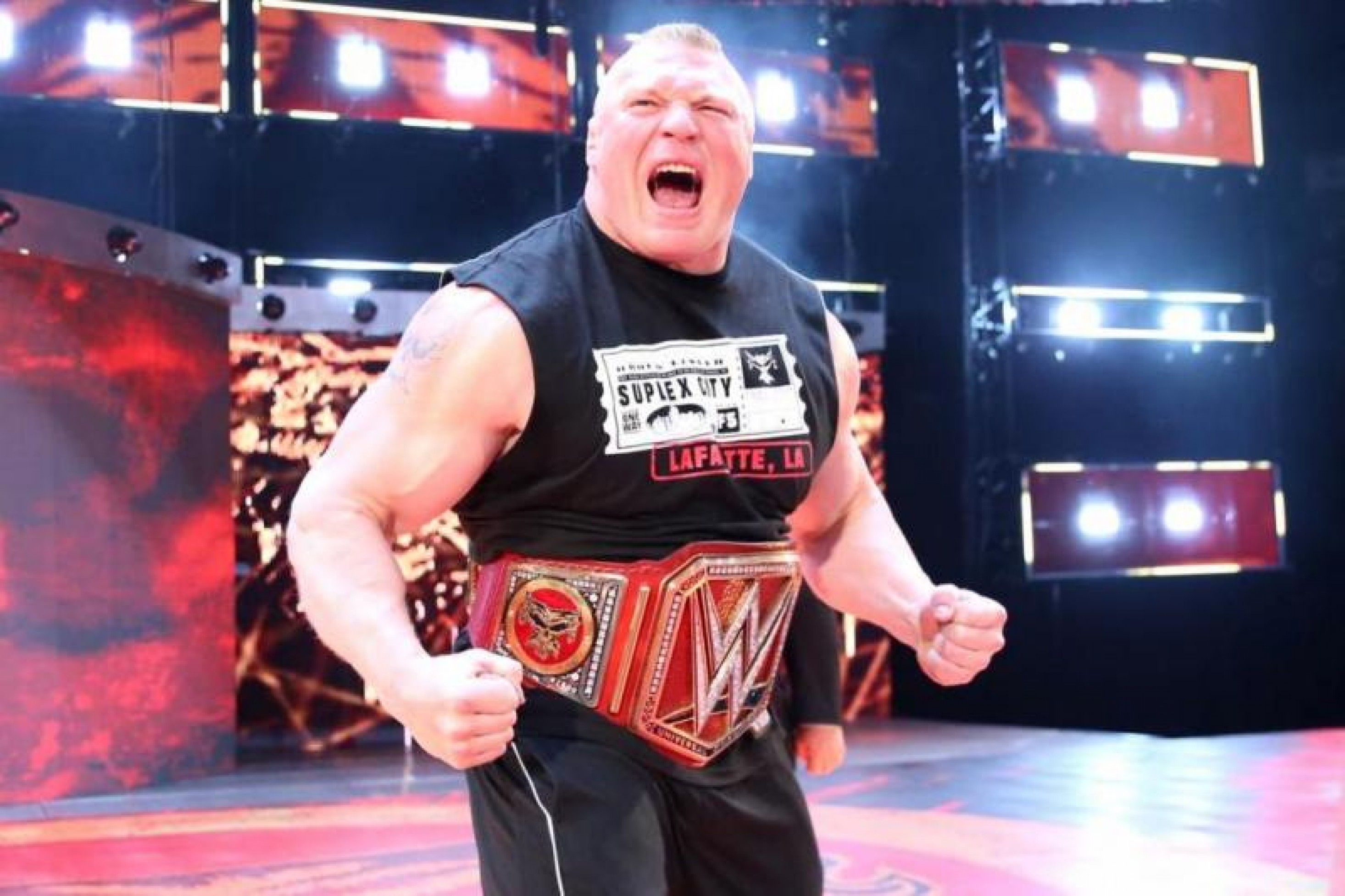 Brock Lesnar Universal Championship Reign - HD Wallpaper 