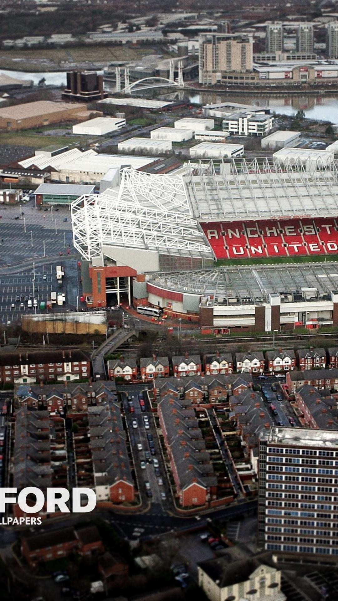 1080x1920, Aerial Stadium Old Trafford Wallpaper 
 - Old Trafford Stadium Wallpaper Hd - HD Wallpaper 