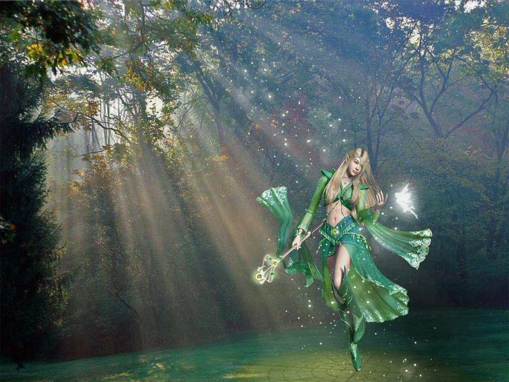 Forest Fairy - Forest Fairy Magical Night Live - HD Wallpaper 