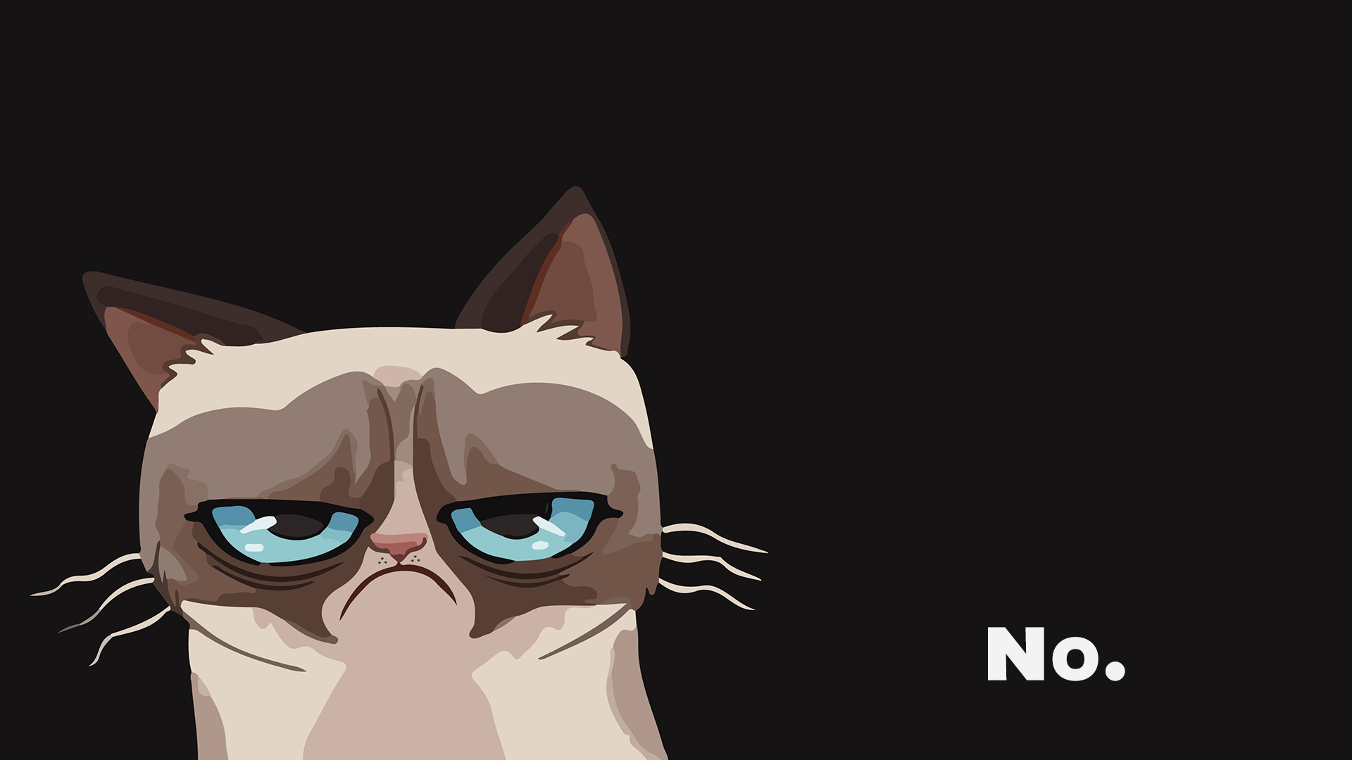 Cartoon Cat Photos Hd - Grumpy Cat Wallpaper Hd - HD Wallpaper 