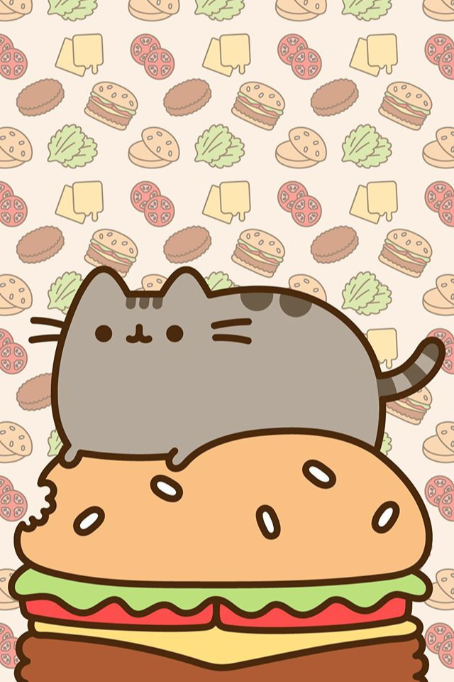 Pusheen Cat Kawaii - HD Wallpaper 