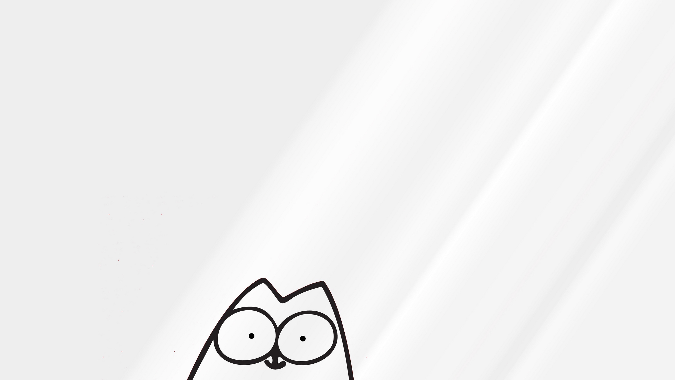 Wallpaper Cartoon, Texture, Cat - Simon's Cat - HD Wallpaper 