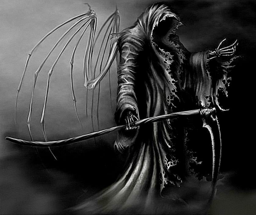 Grim Reaper Wallpaper 3236 Px Freewallsource - Dark Evil Grim Reaper - HD Wallpaper 